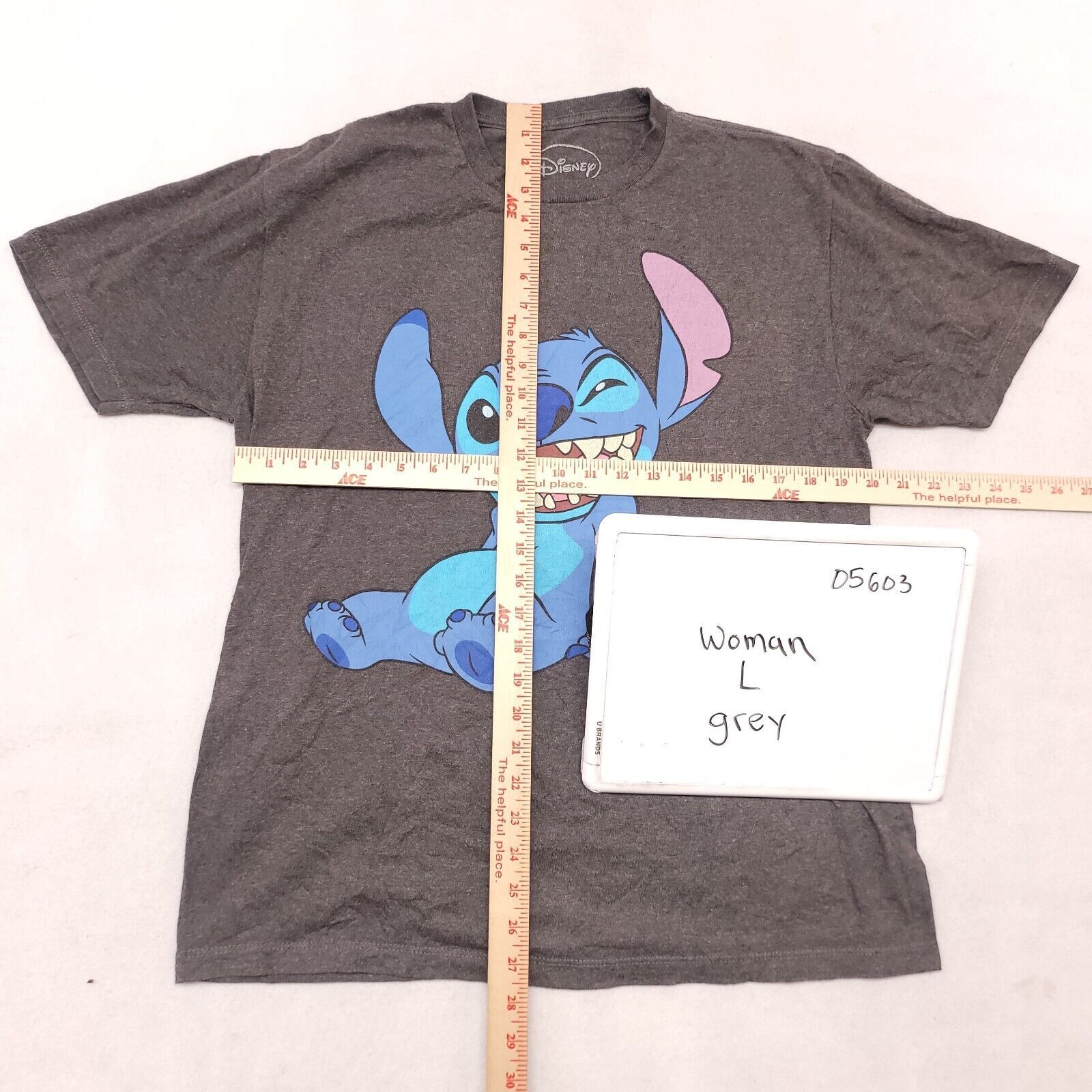 Disney Disney Stitch Pullover Graphic T Shirt Womens Size L Gray Size L / US 10 / IT 46 - 9 Thumbnail