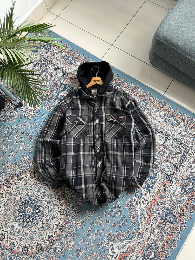 Dickies × Japanese Brand DICKIES CHECKERED HOODED Size US L / EU 52-54 / 3 - 1 Thumbnail