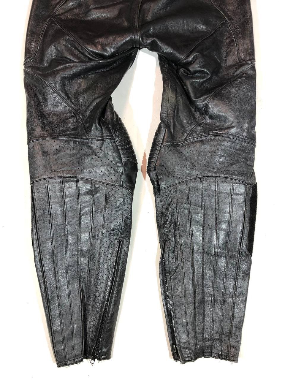 Leather Race Line Moto Biker Leather Pants Vintage Size US 30 / EU 46 - 9 Thumbnail