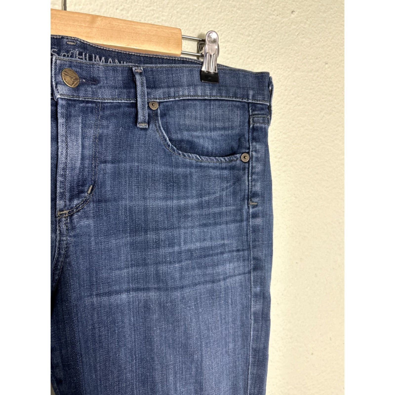 Citizens Of Humanity Citizens of Humanity Jeans Womens 32 Medium Wash Blue Flare Raw Hem 34x27 Womens Size 24" / US 00 / IT 34 - 5 Thumbnail