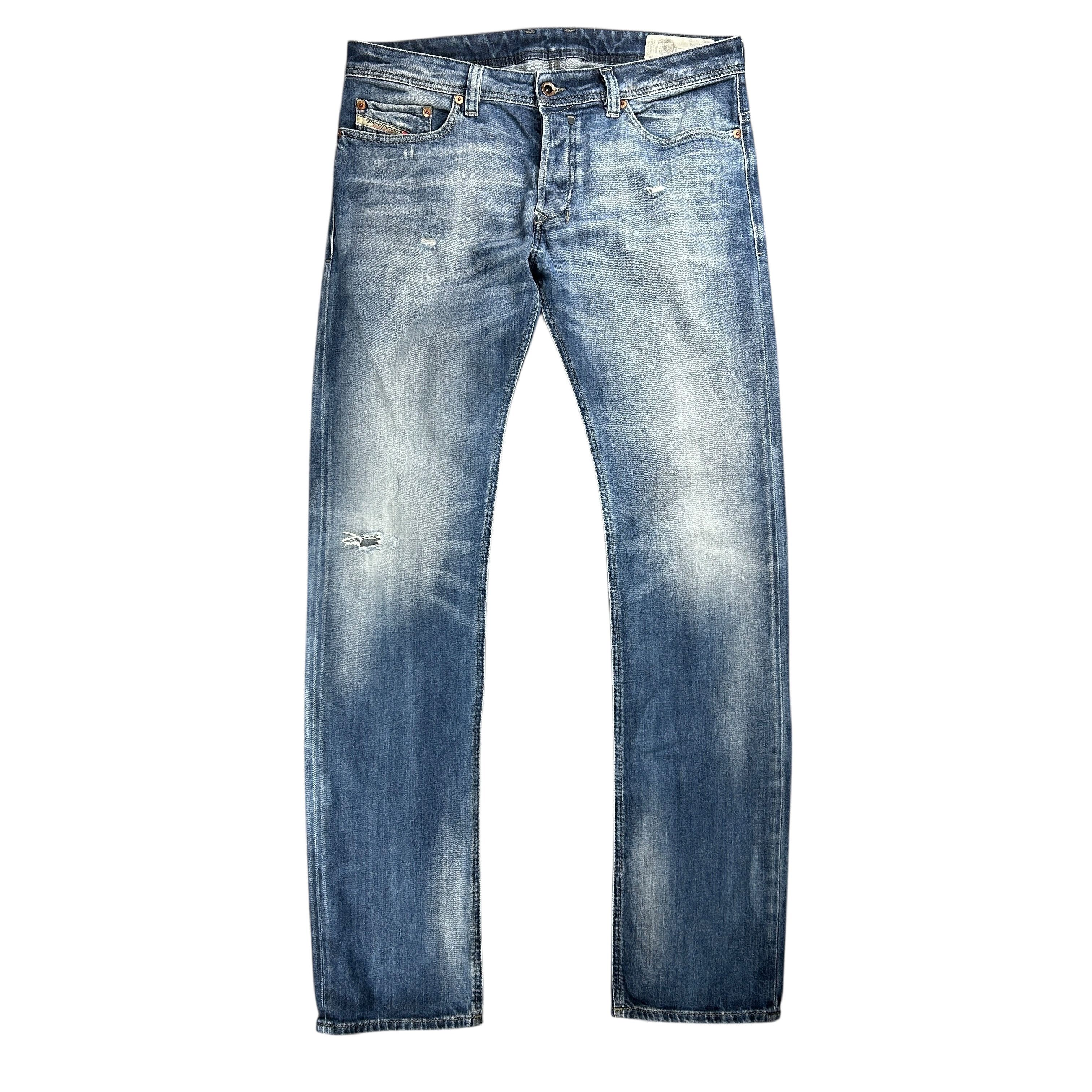 Diesel Diesel Safado Regular Straight Stretch Blue Denim W33L34 Size US 33 - 1 Thumbnail