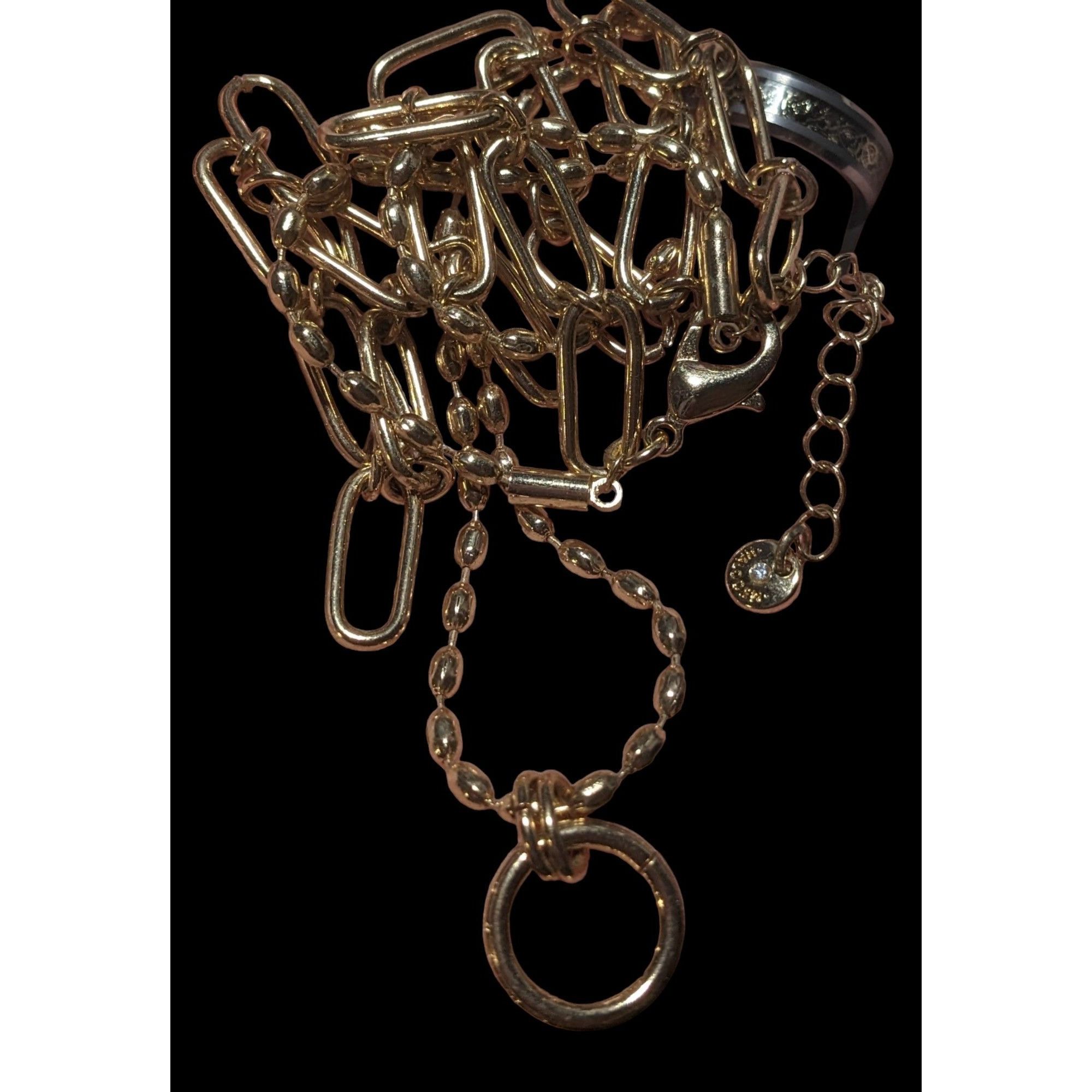 Other Halogen Layered Gold Chain Paperclip Necklace Size ONE SIZE - 4 Thumbnail