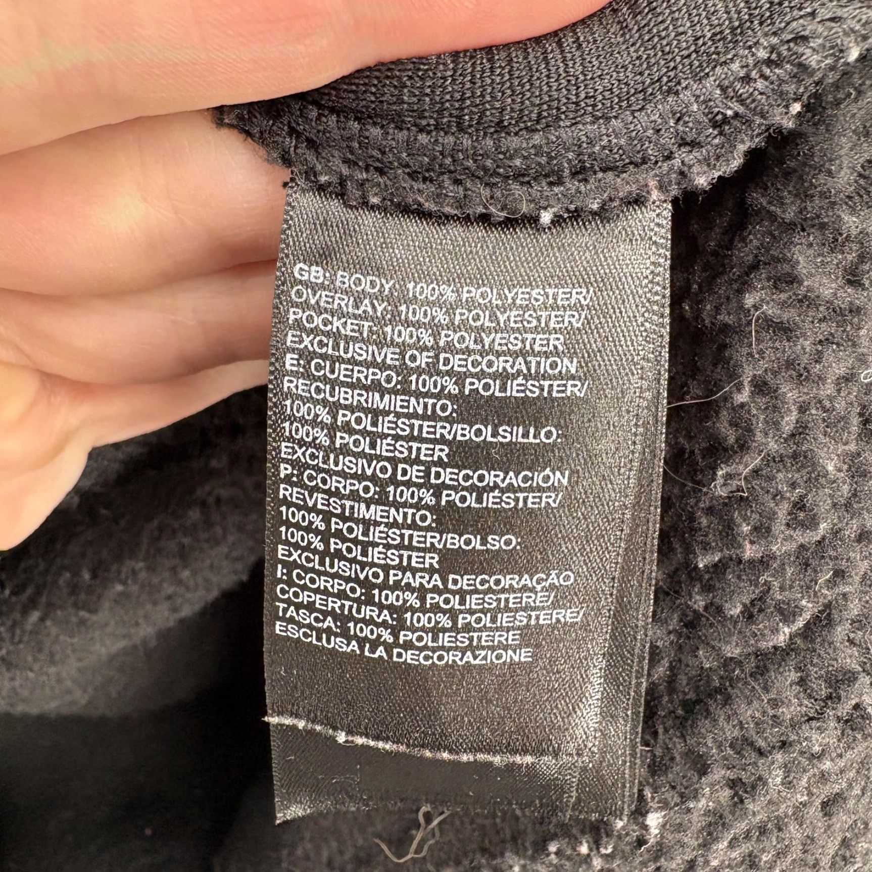 The North Face The North Face Fleece Jacket Womens S Black Full Zip Pockets Warm Sherpa Jacket Size S / US 4 / IT 40 - 6 Thumbnail