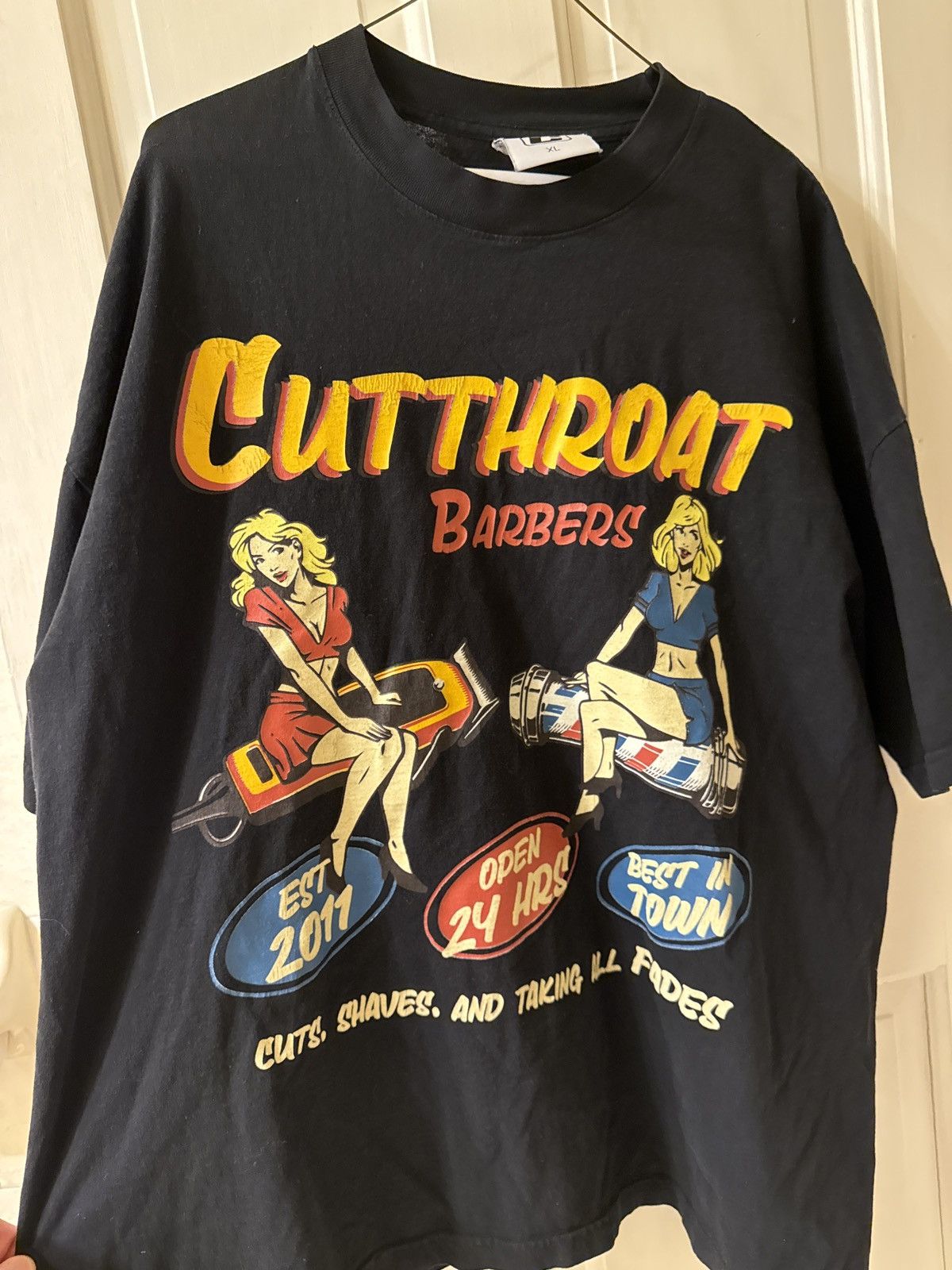 Vintage Cutthroat LA graphic vintage tee Size US XL / EU 56 / 4 - 1 Thumbnail