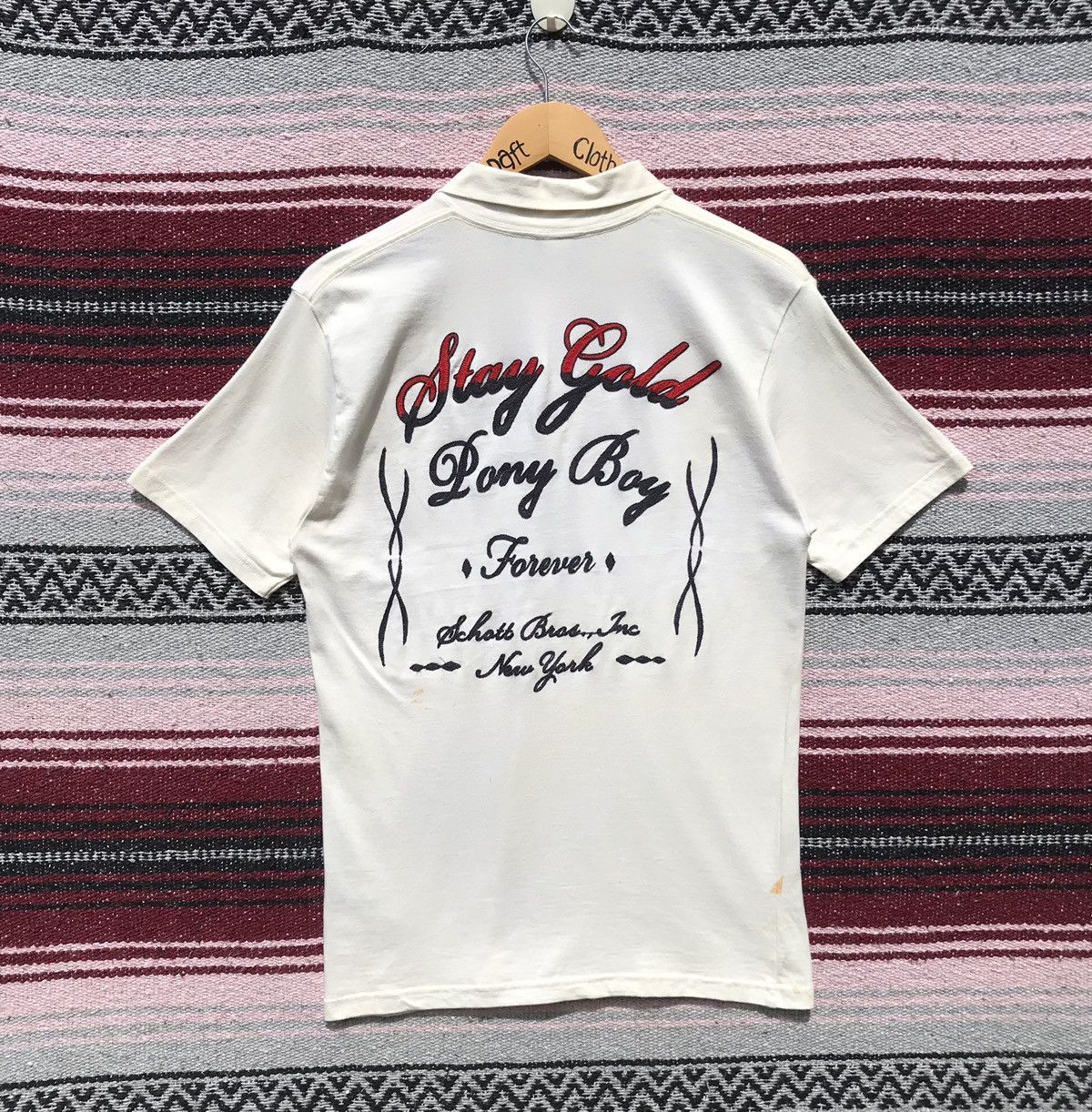 Schott Schott N.Y.C Bowling Shirt Vintage Schott Size US S / EU 44-46 / 1 - 1 Thumbnail