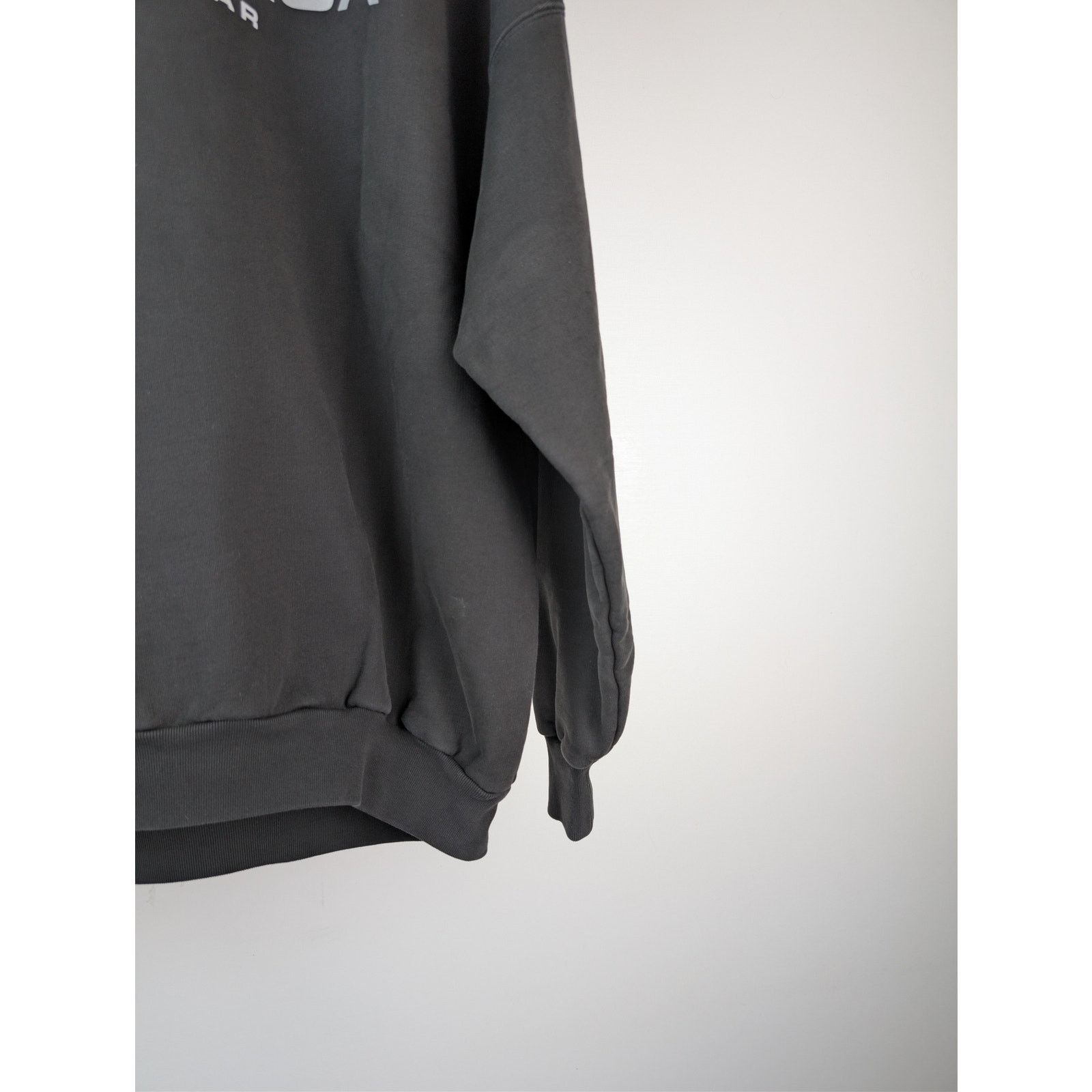 Balenciaga o1rshd1 Q:2/ Activewear Molleton Archetype Large Fit Hoodie Size US S / EU 44-46 / 1 - 14 Thumbnail