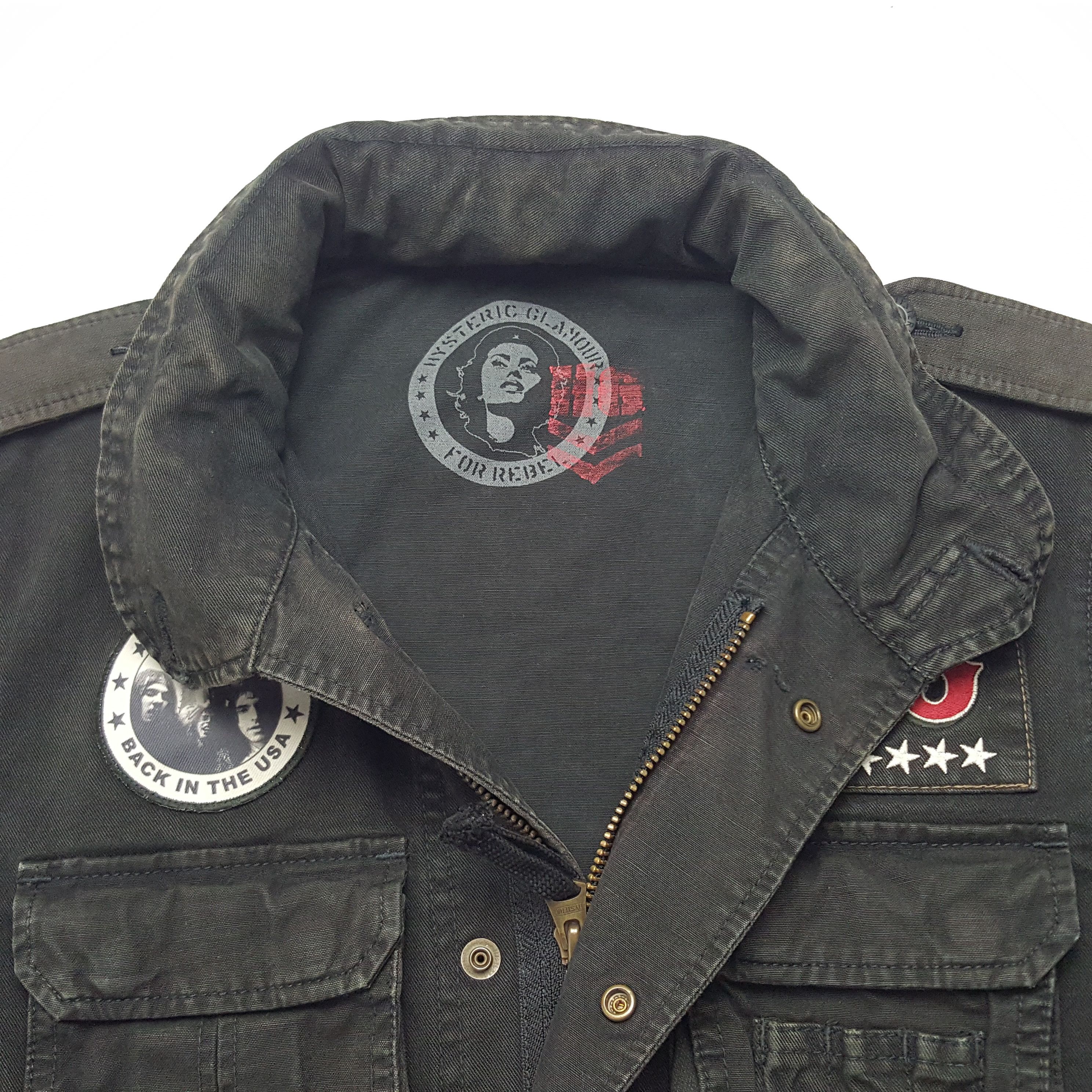 Hysteric Glamour × Japanese Brand × Vintage Vintage Hysteric Glamour Japan Custom Art Logo Dunk Jacket Size US S / EU 44-46 / 1 - 5 Thumbnail