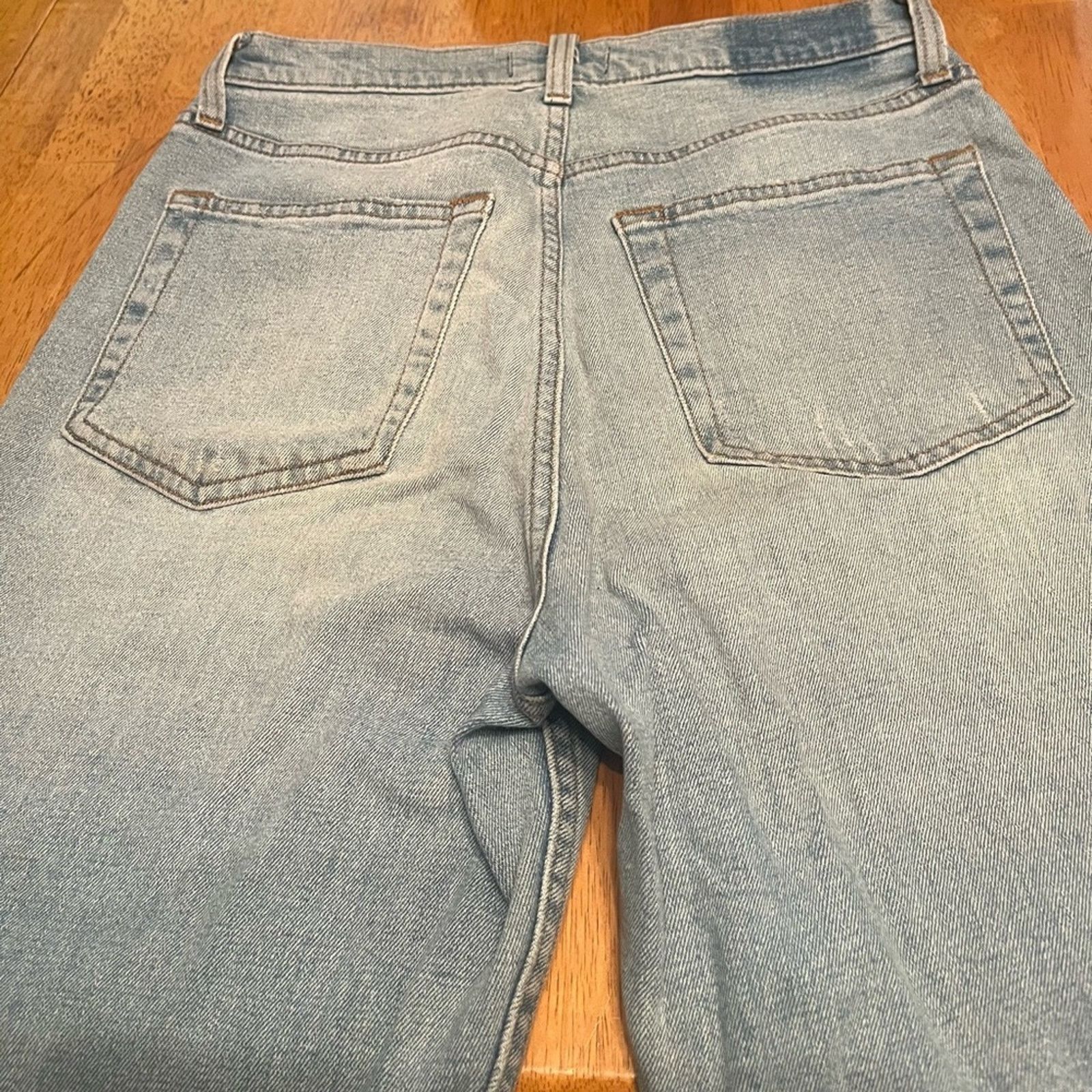 Abercrombie & Fitch Abercrombie & Fitch Light Blue Jeans with colorful Trim, 28 Size 28" / US 6 / IT 42 - 4 Thumbnail