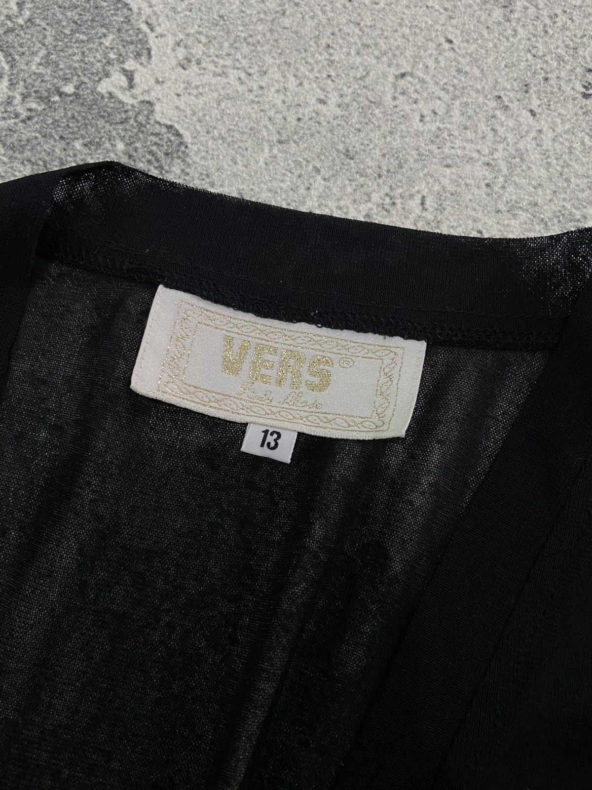 Versus Versace Versace black knit silk cardigan Size ONE SIZE - 3 Thumbnail