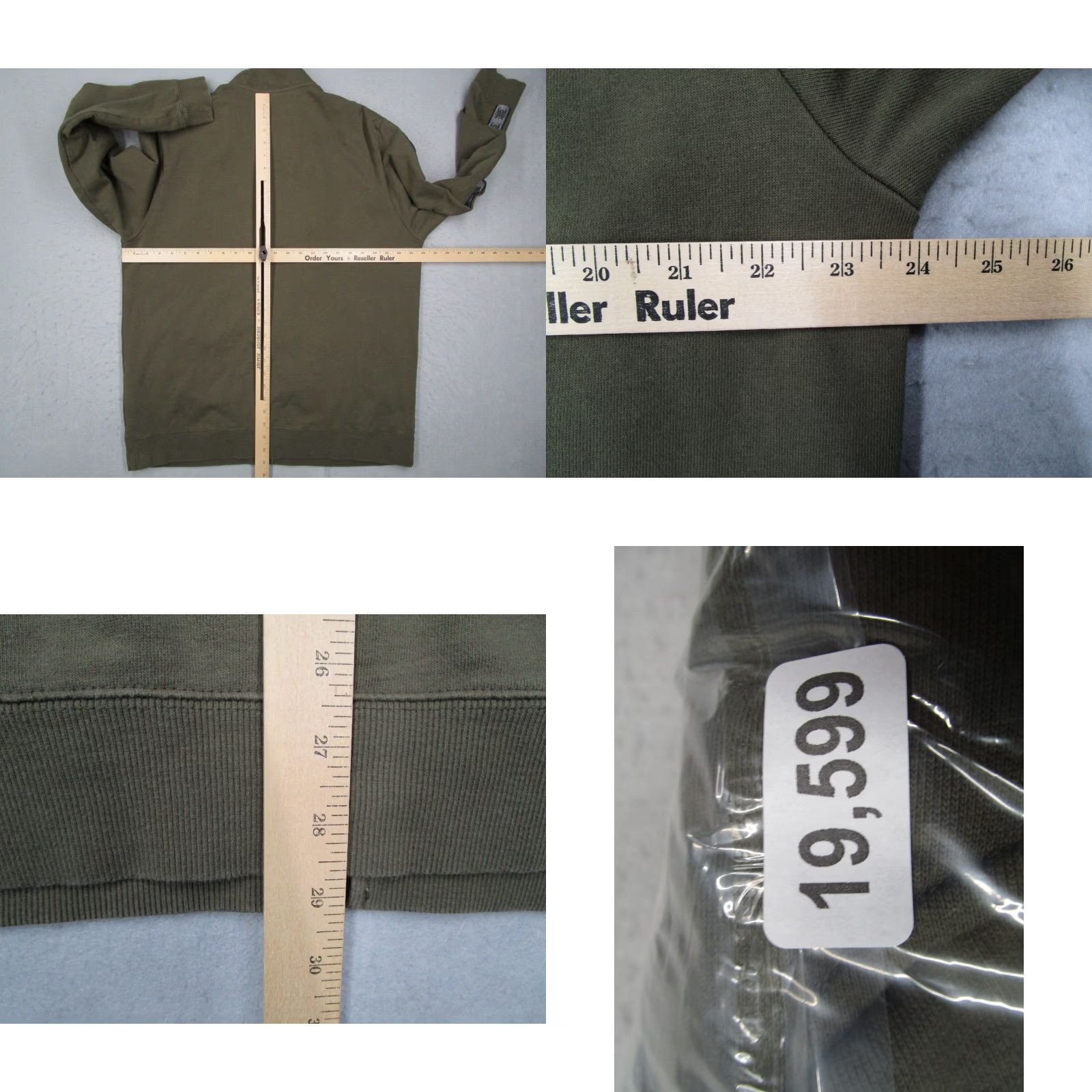 RVCA RVCA Jacket Men's XL Green Full Zip Bomber Casual Skate Workwear Size US XL / EU 56 / 4 - 8 Thumbnail