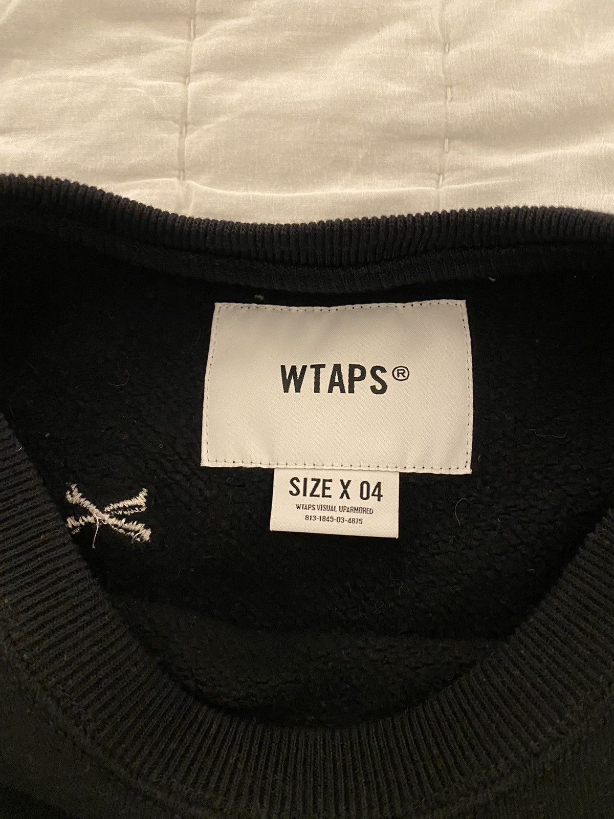 Wtaps WTAPS Acne Bones Crew Sweatshirt Black XL Size US XL / EU 56 / 4 - 8 Thumbnail