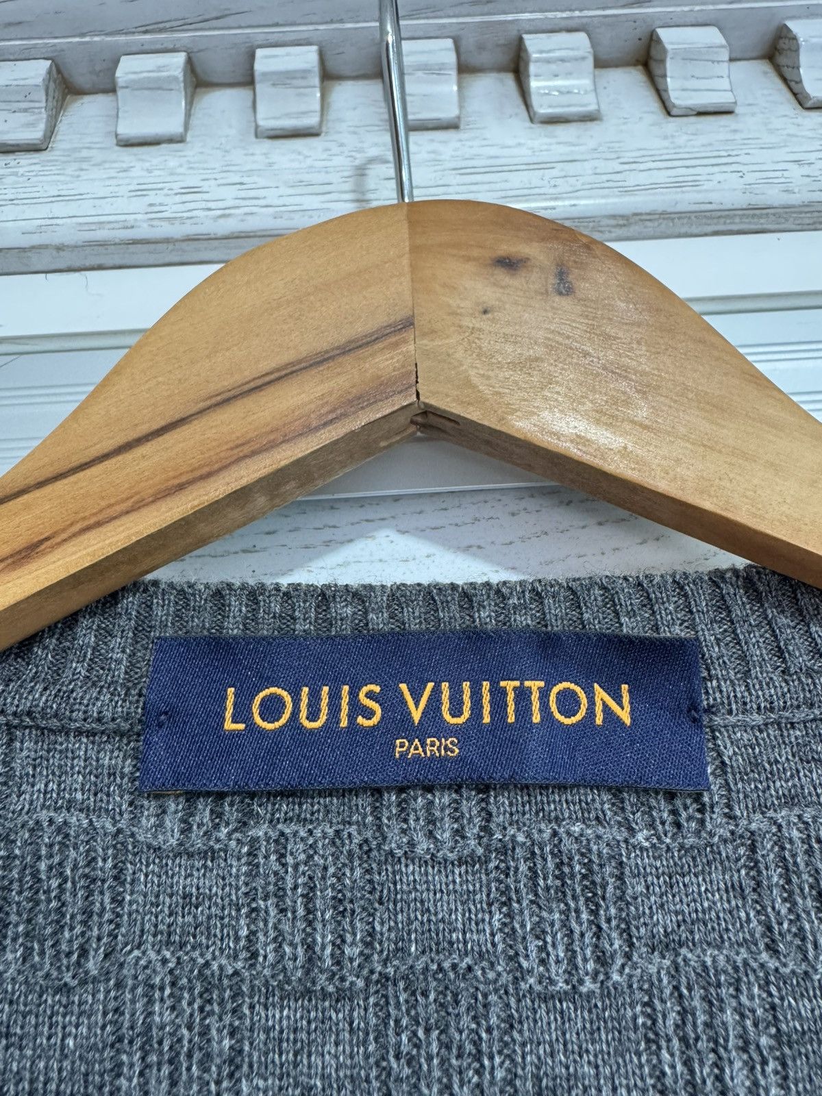 Louis Vuitton Louis Vuitton Damier Crew Neck Sweater LV Monogram Sweater Size US S / EU 44-46 / 1 - 13 Thumbnail