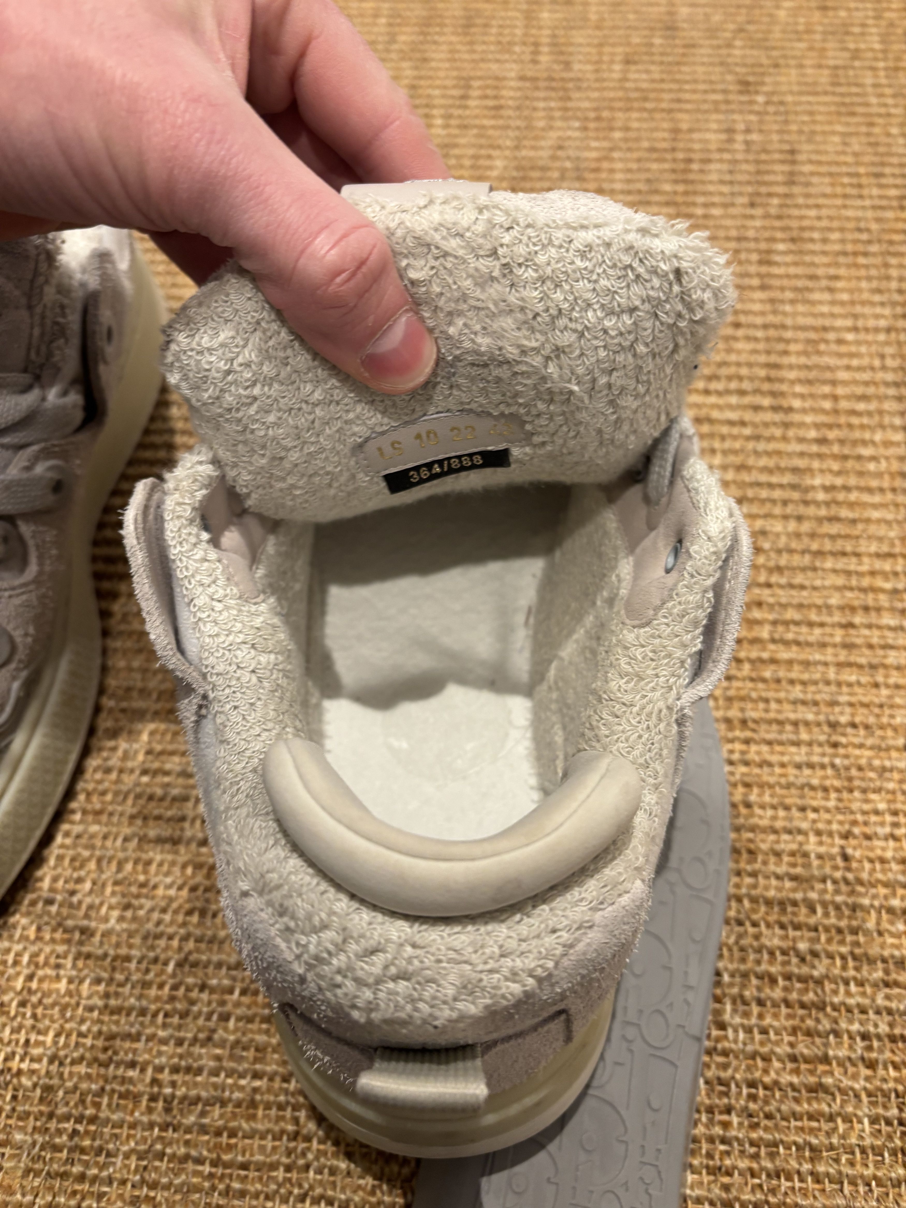 Dior Basket de luxe Dior B9S skater ERL daim crème en tbe Size US 9 / EU 42 - 17 Thumbnail
