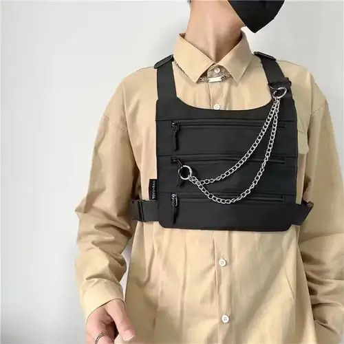 Homemade × Japanese Brand Bag Hip-hop Tactical Vest Bag Size ONE SIZE - 1 Thumbnail