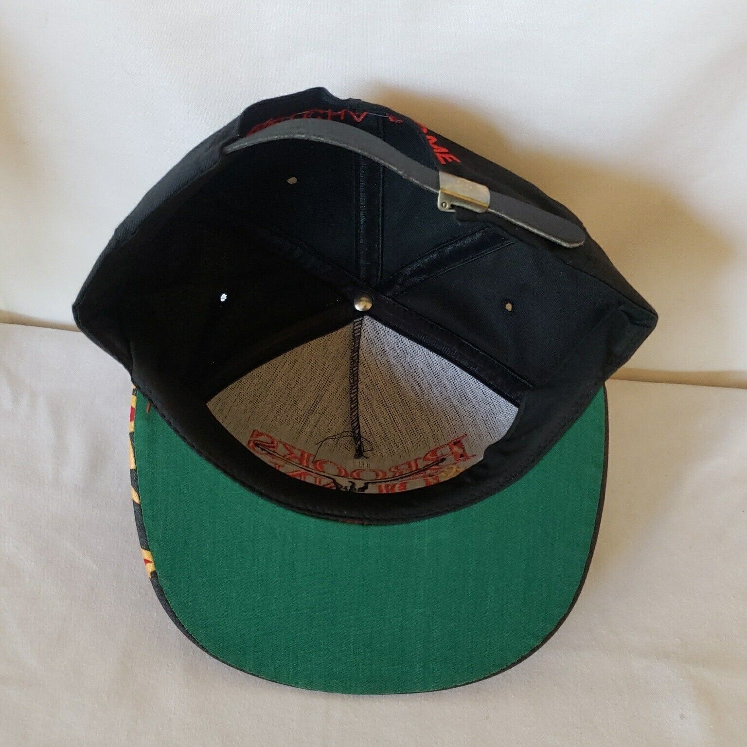 Vintage Brooks And Dunn Flaming 5 Panel Hat Getcha Some Vintage 90s Size ONE SIZE - 8 Thumbnail