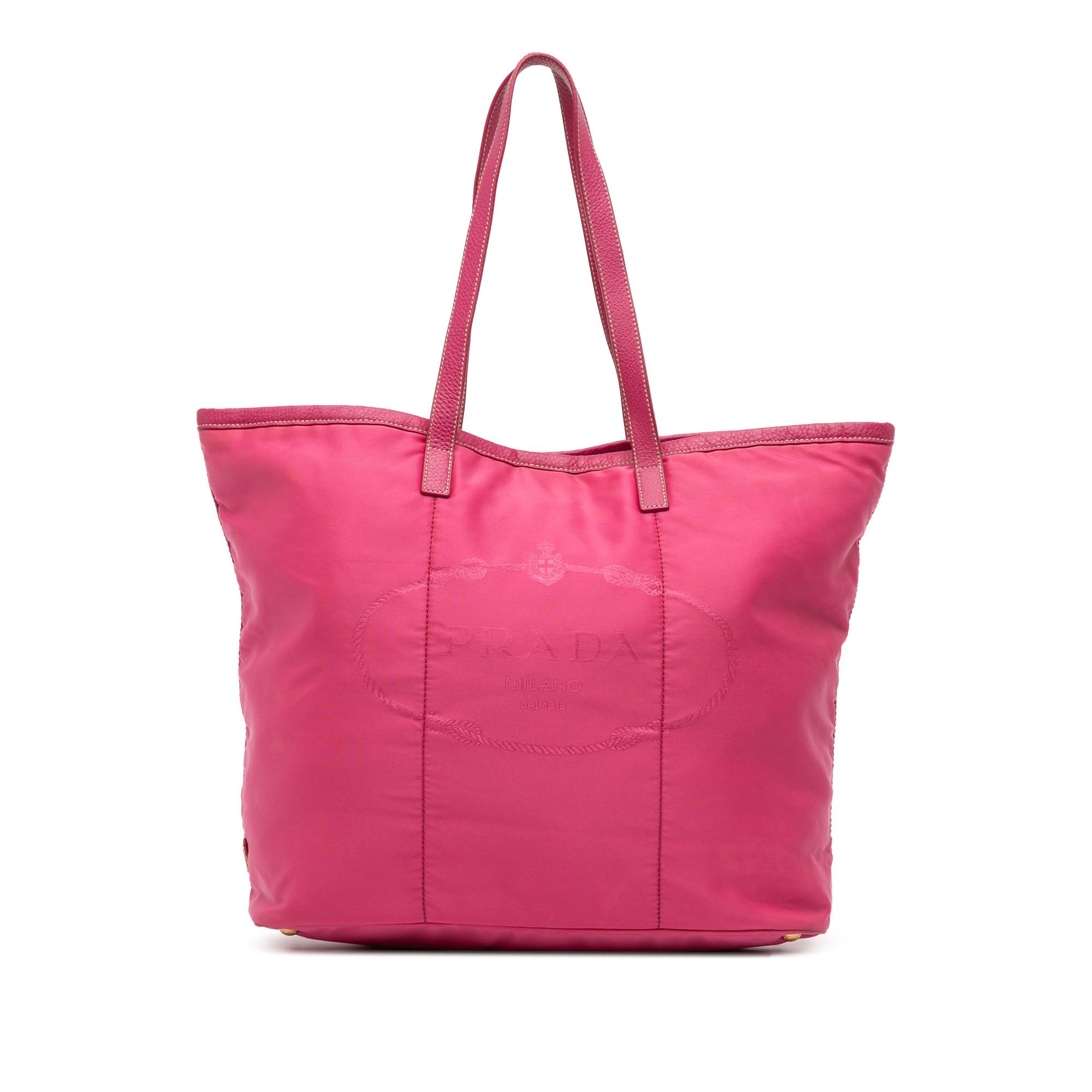 Prada Prada Tessuto Canapa Logo Tote Size ONE SIZE - 1 Thumbnail