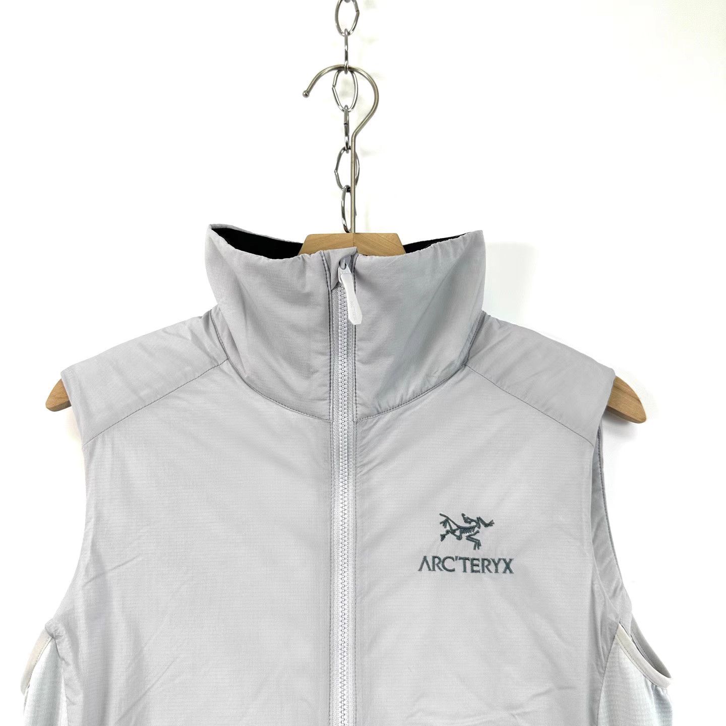 Arc'teryx Arcteryx ATOM SL Gray Fleece Lined Logo Down Vest K12 Size XS / US 0-2 / IT 36-38 - 3 Thumbnail