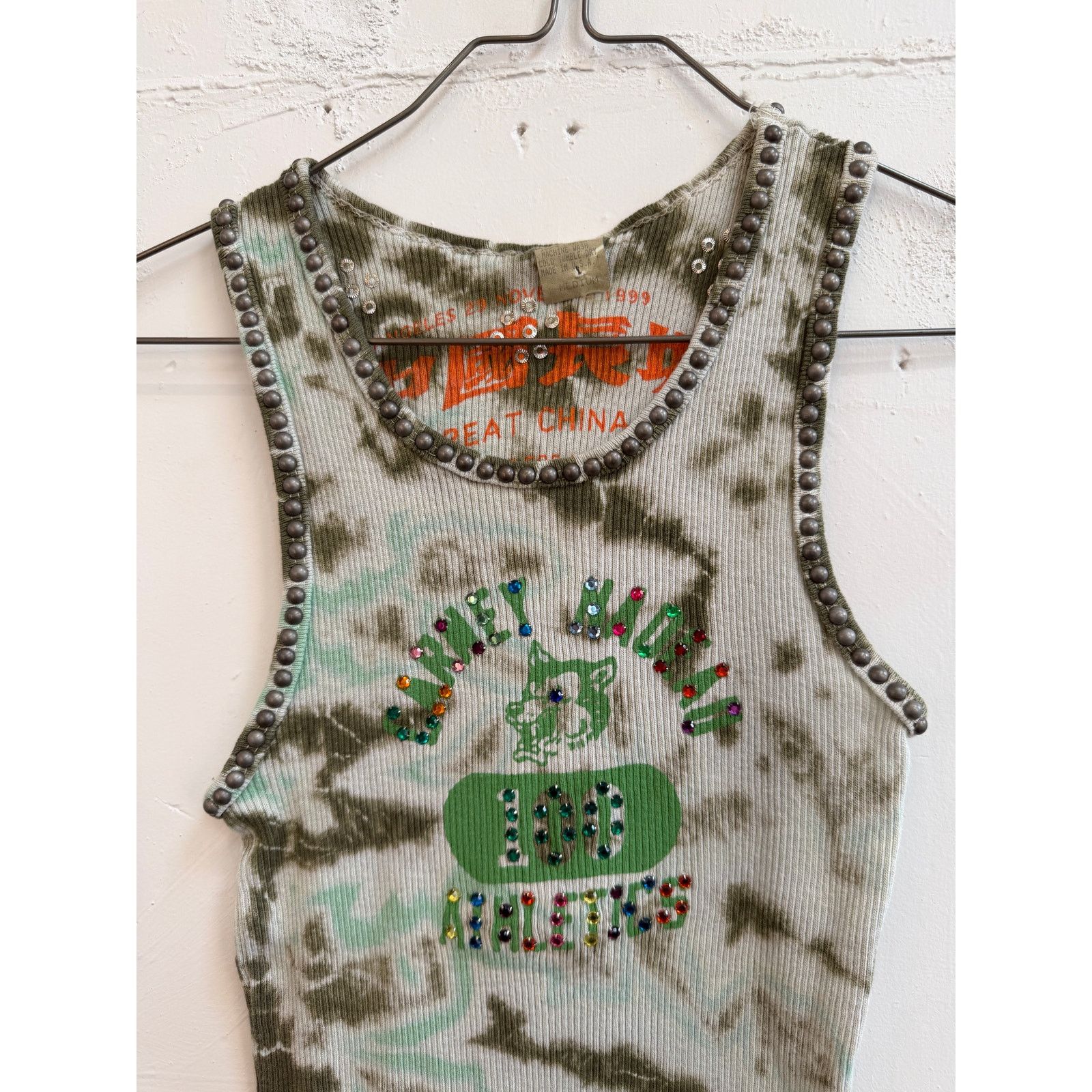 The Great China Wall Great China Wall x Hot Mess Tie Dye Studded Tank Top Size M / US 6-8 / IT 42-44 - 2 Thumbnail