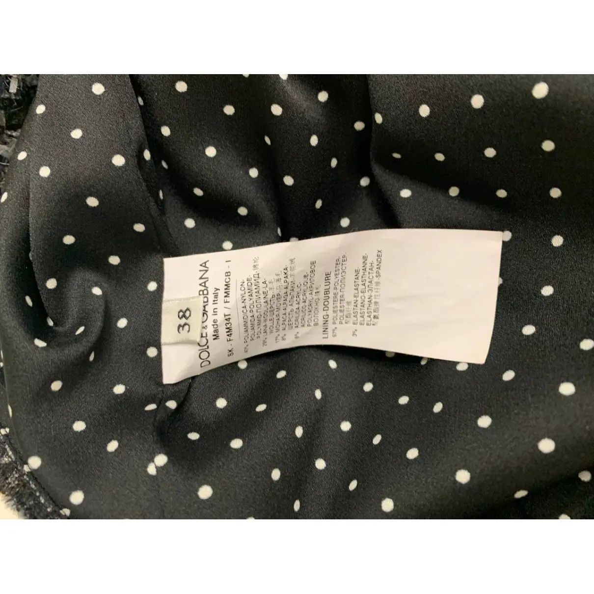 Dolce & Gabbana Dolce & Gabbana Tweed mini skirt Size 26" / US 2 / IT 38 - 6 Thumbnail