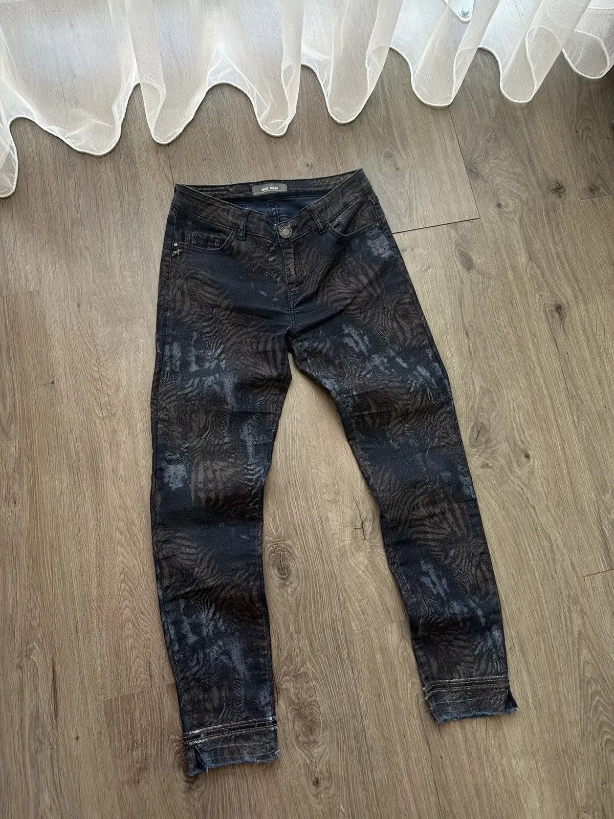 Vintage Vintage Mos Mosh Cool Summer Printed Denim Pants Size 26" / US 2 / IT 38 - 4 Thumbnail