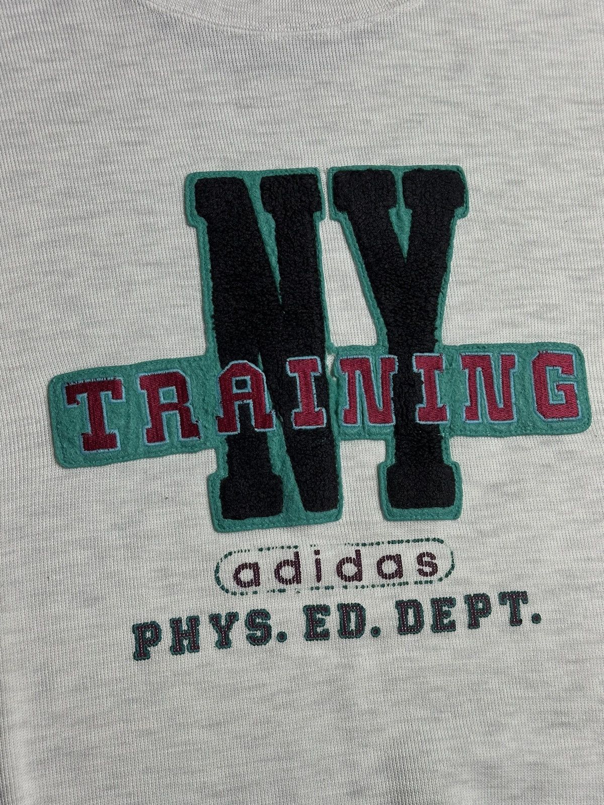 Adidas Adidas Vintage StreetWear 80s NY Training Sweatshirt Size US M / EU 48-50 / 2 - 2 Thumbnail