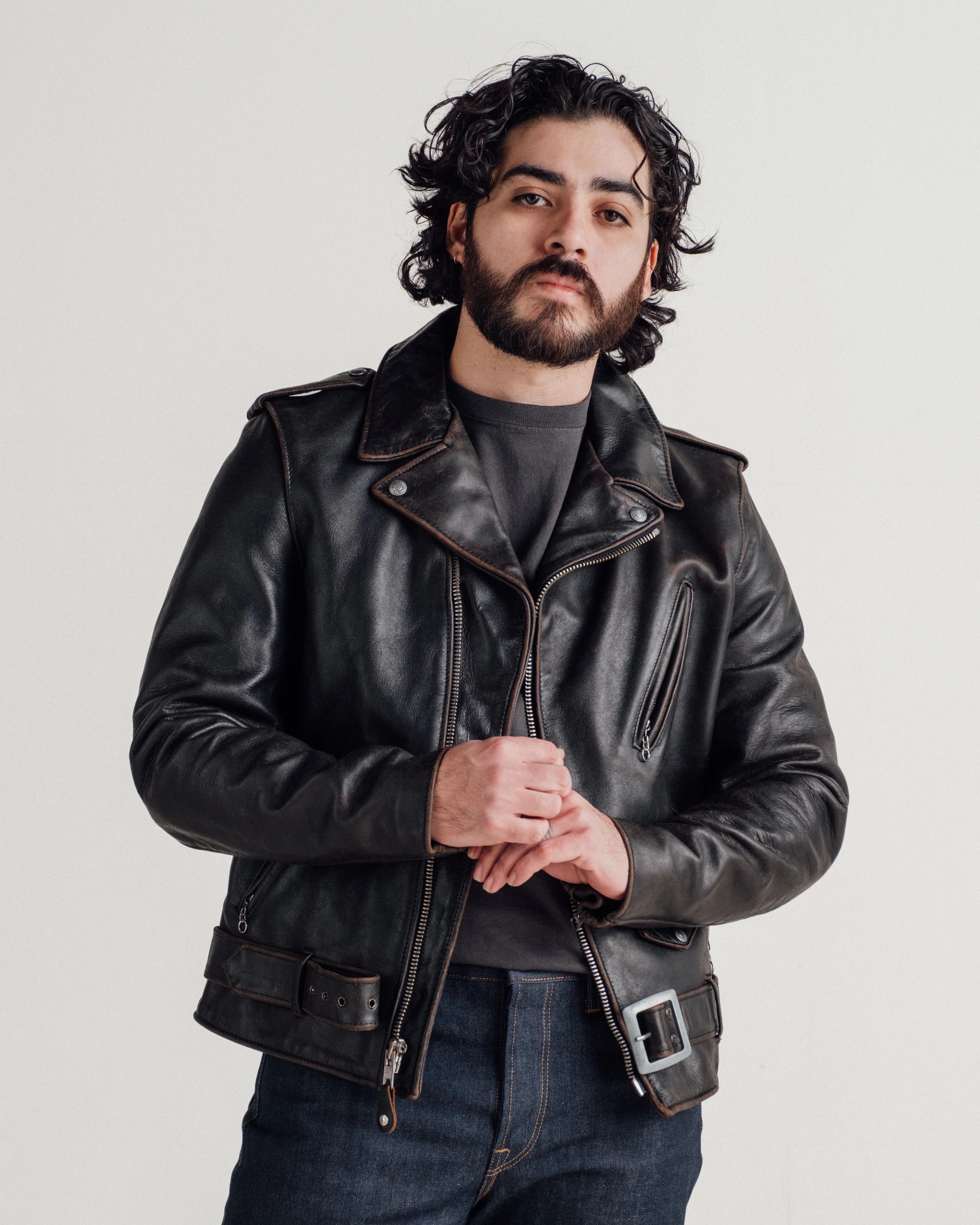 Schott Schott NYC P50VN Vintaged Cowhide Perfecto Jacket – Large Size US L / EU 52-54 / 3 - 2 Thumbnail