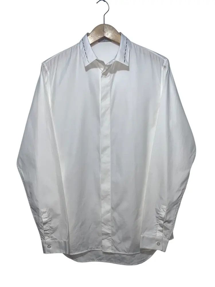 Dior FW17 Dior embroidery metal collar hidden button shirt Size US M / EU 48-50 / 2 - 1 Thumbnail