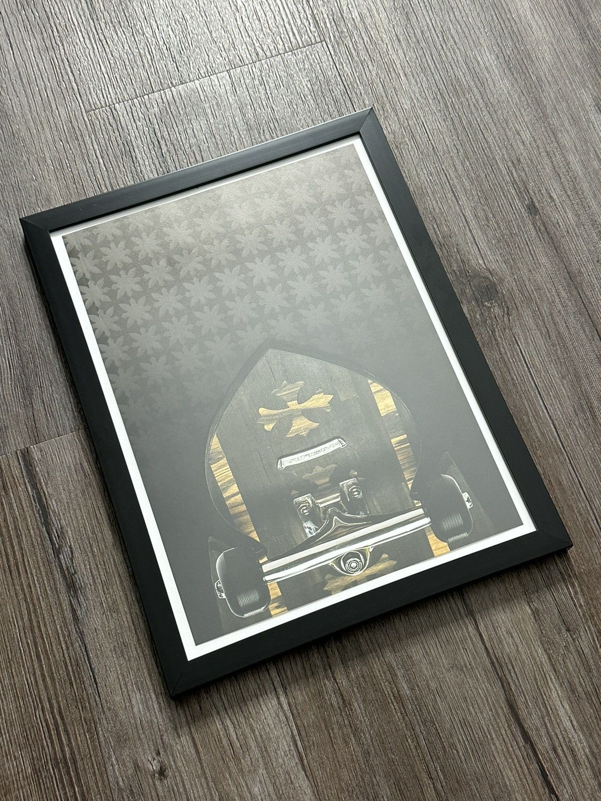 Chrome Hearts 🖤Chrome Hearts🖤 Skateboard 9x12 Framed Poster Size ONE SIZE - 2 Thumbnail