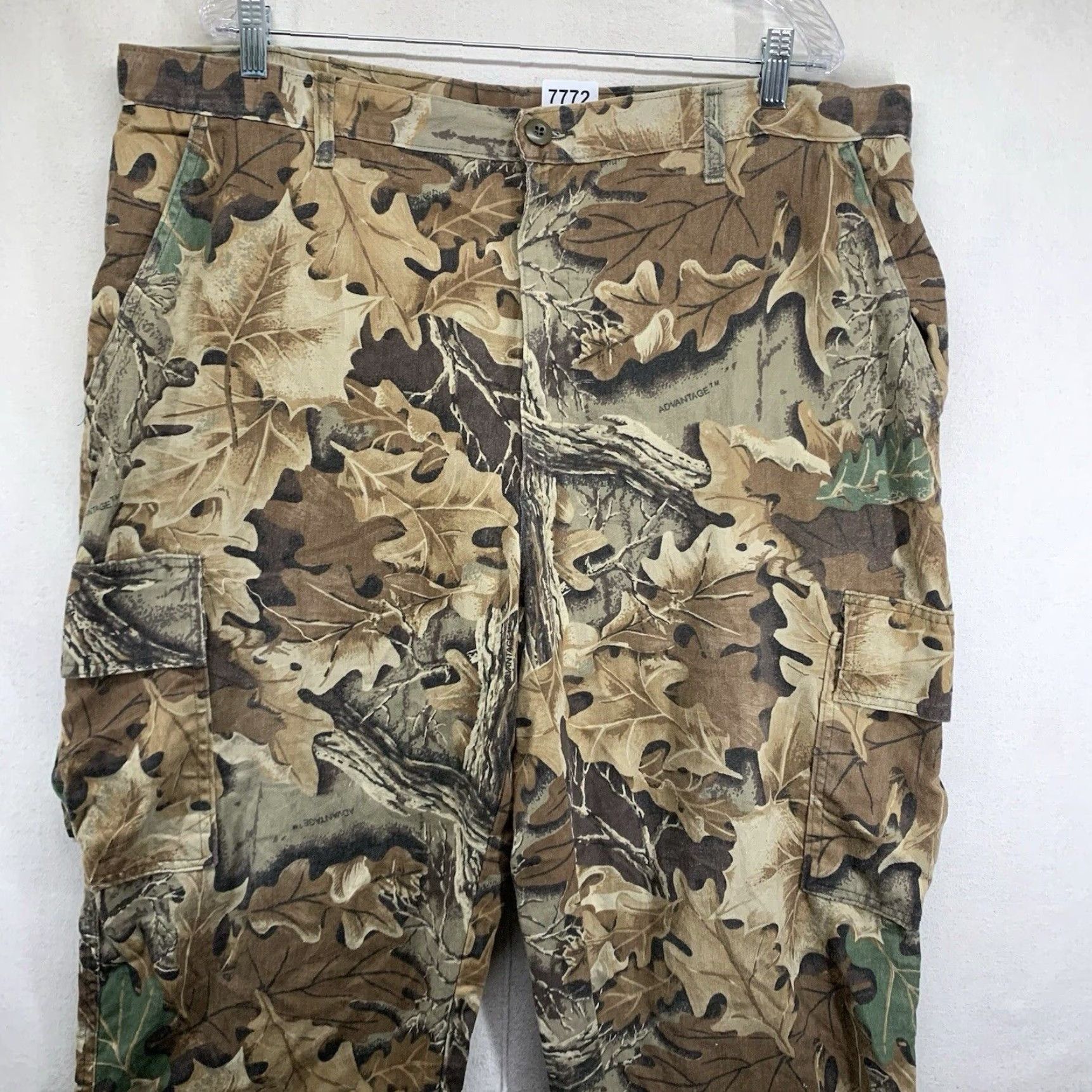 Vintage VINTAGE Unisex Camo Pants 42x25 Cargo Wide-Leg Men’s Hunting Military 90s USA Made Size US 42 / EU 58 - 4 Thumbnail