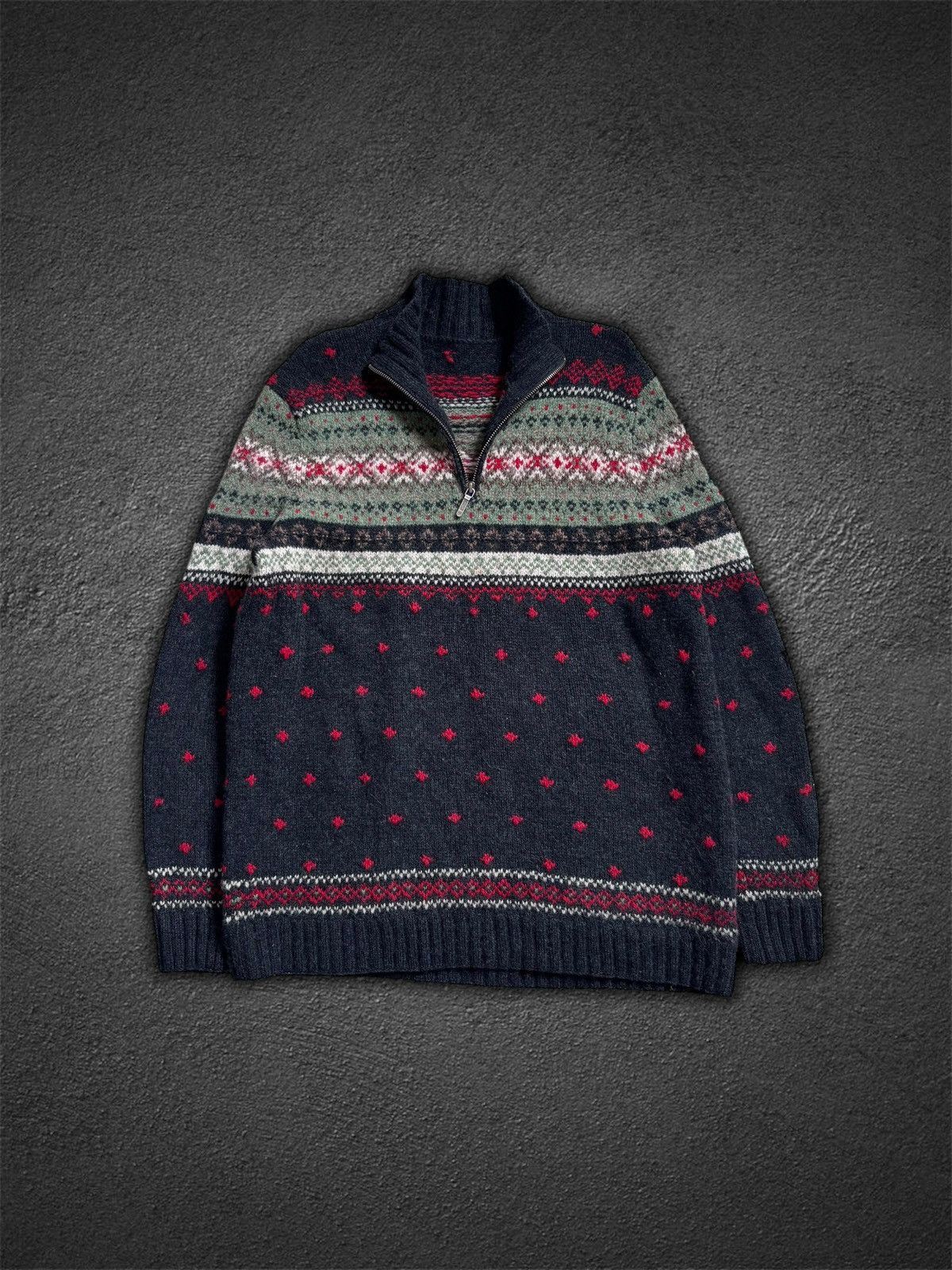 Polo Ralph Lauren Vintage Lauren Ralph Lauren Quarter Zipper Sweather Size US M / EU 48-50 / 2 - 3 Thumbnail