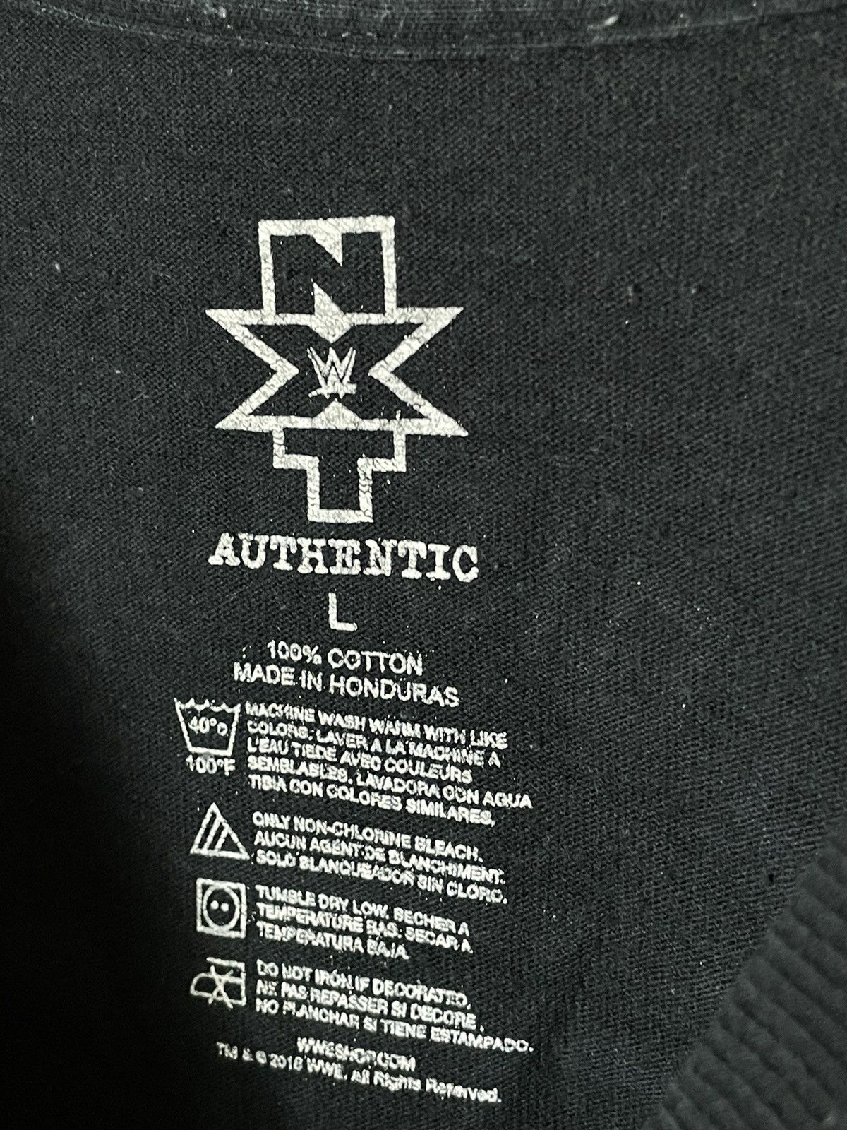 Vintage × WWE Tampa Bay WWE Wrestlemania NXT Crewneck T-Shirt Size US L / EU 52-54 / 3 - 8 Thumbnail