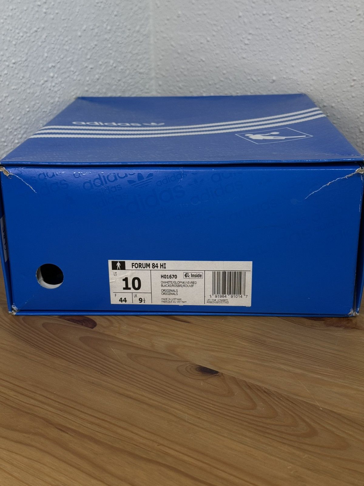 Adidas adidas Forum 84 Hi Off White Pink Red Size US 10 / EU 43 - 8 Thumbnail