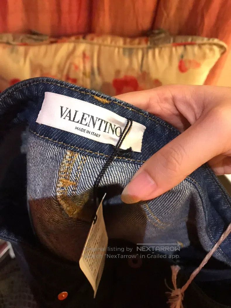 Valentino Valentino Denim mini skirt Size M / US 6-8 / IT 42-44 - 5 Thumbnail