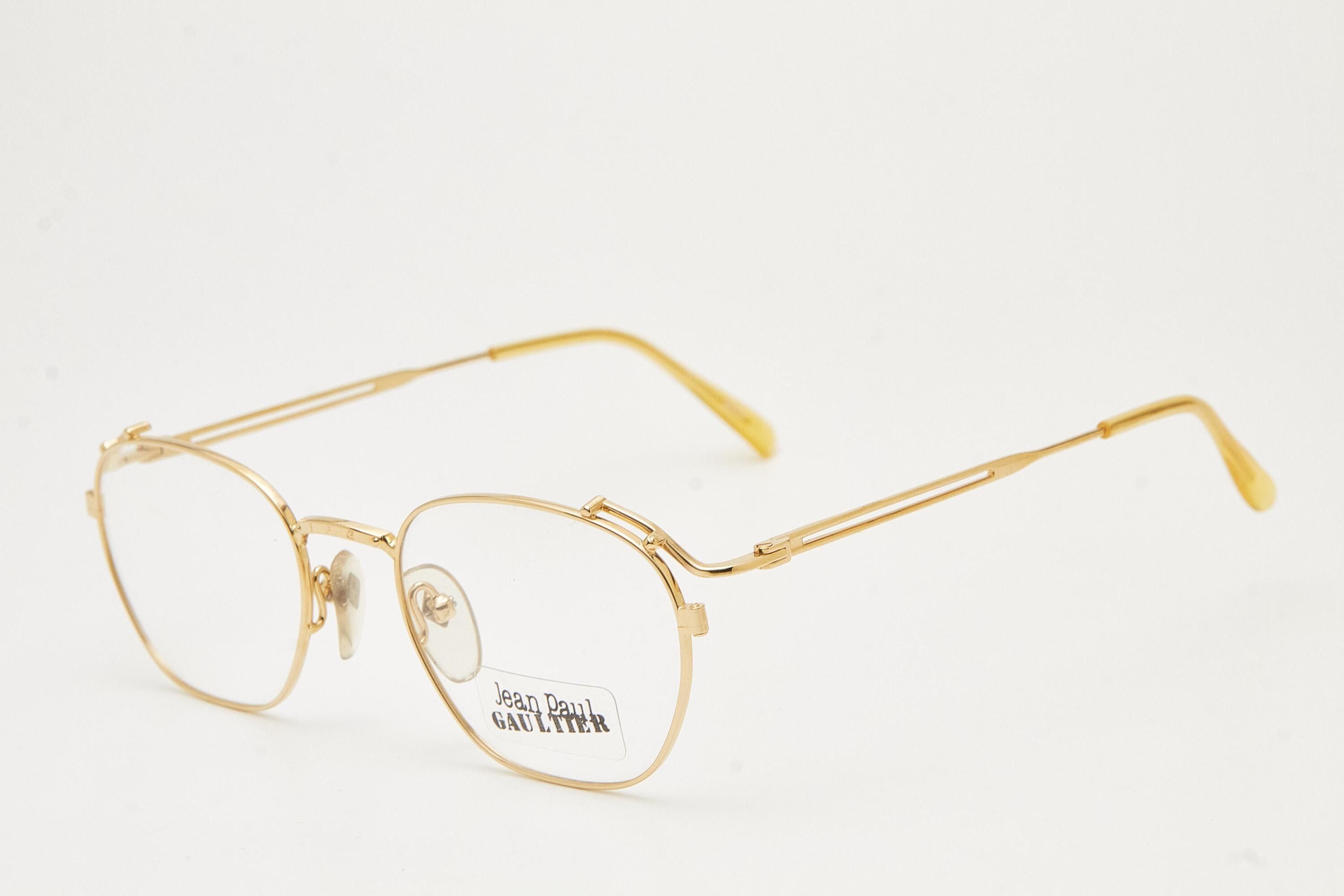 Jean Paul Gaultier Jean Paul Gaultier 55-3173 Gold Plated Oval Eyeglasses Size ONE SIZE - 15 Thumbnail