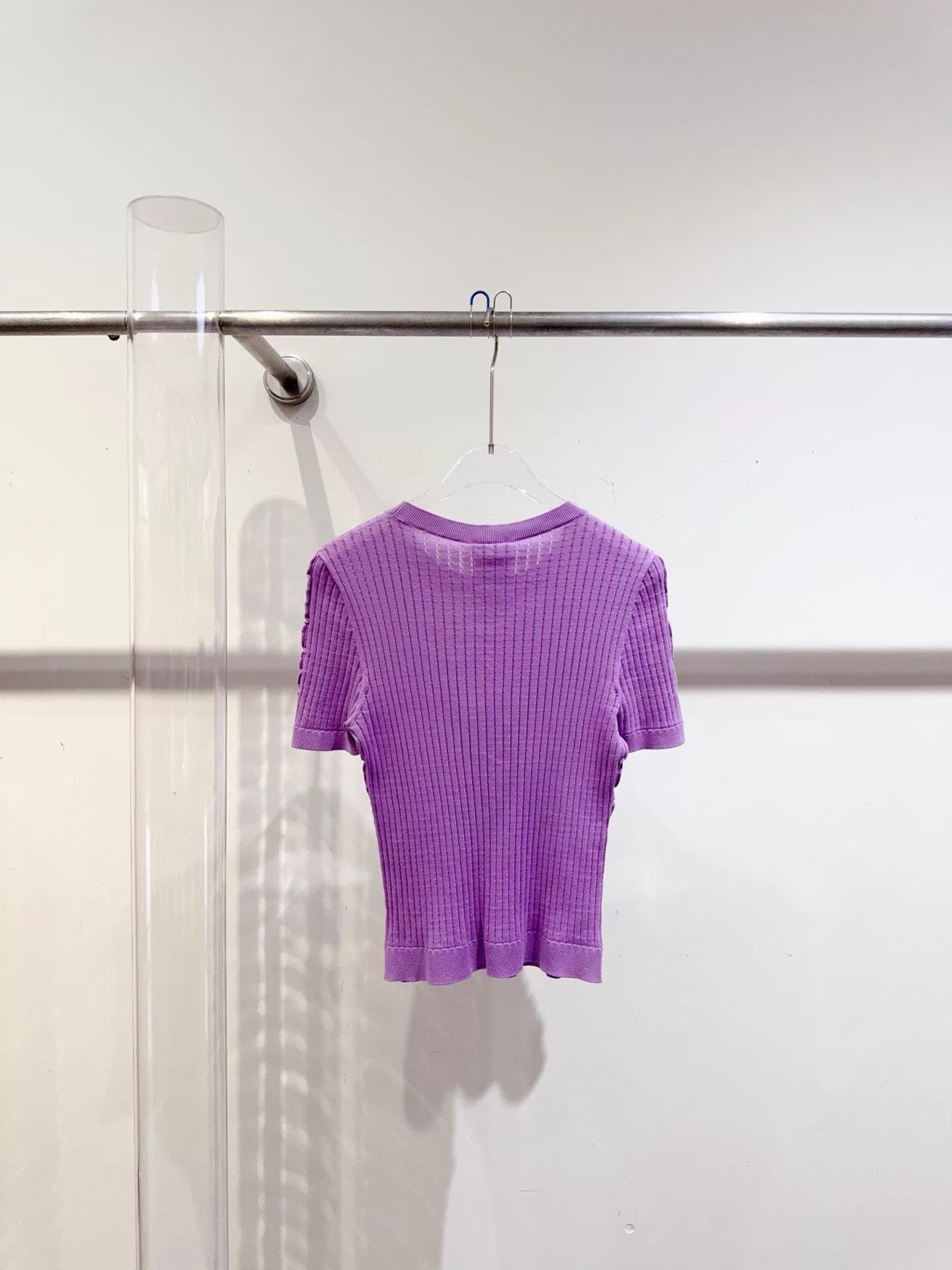Chanel Chanel 22S Purple Top 38 Size S / US 4 / IT 40 - 4 Thumbnail