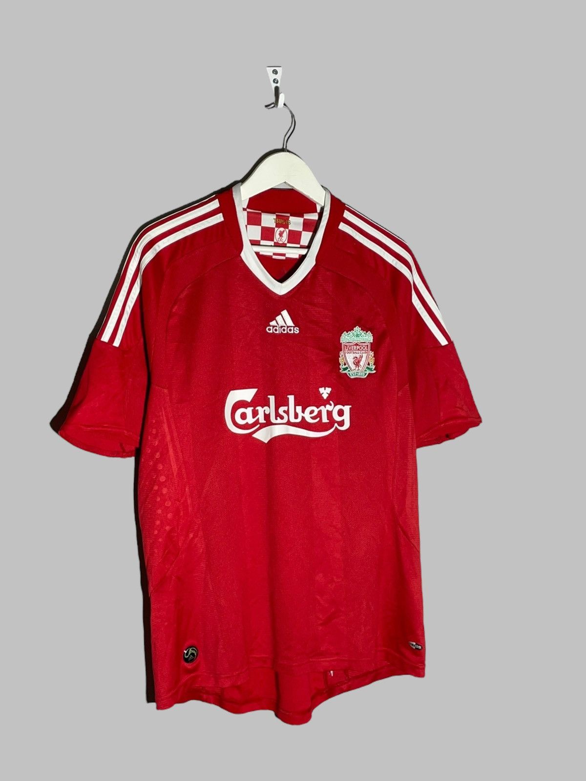 Adidas Liverpool FC Adidas 2008/09 Home Vintage Football Shirt Size US L / EU 52-54 / 3 - 2 Thumbnail