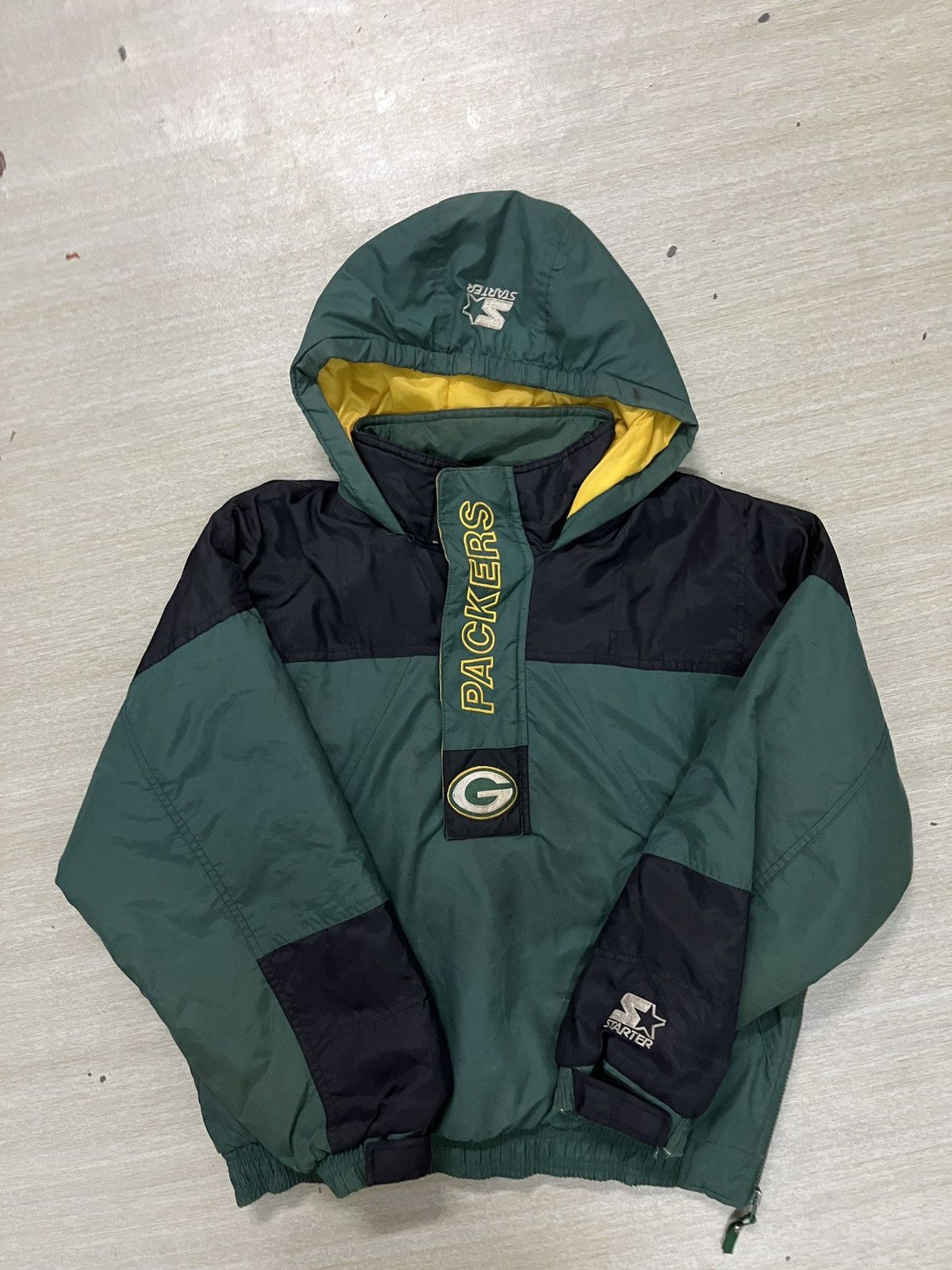 Starter × Vintage Vintage Green Bay Packers Starter Jacket Size US XL / EU 56 / 4 - 2 Thumbnail