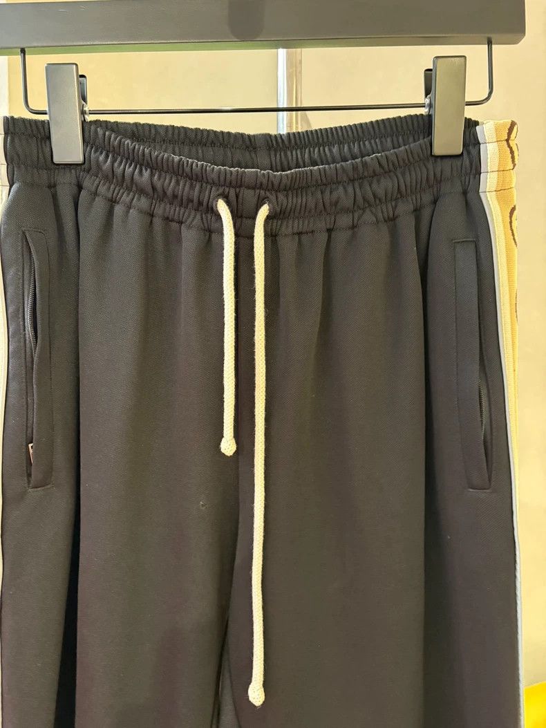 Gucci Gucci Size S Black reflective striped trousers size S 2502 Size US 28 / EU 44 - 4 Thumbnail