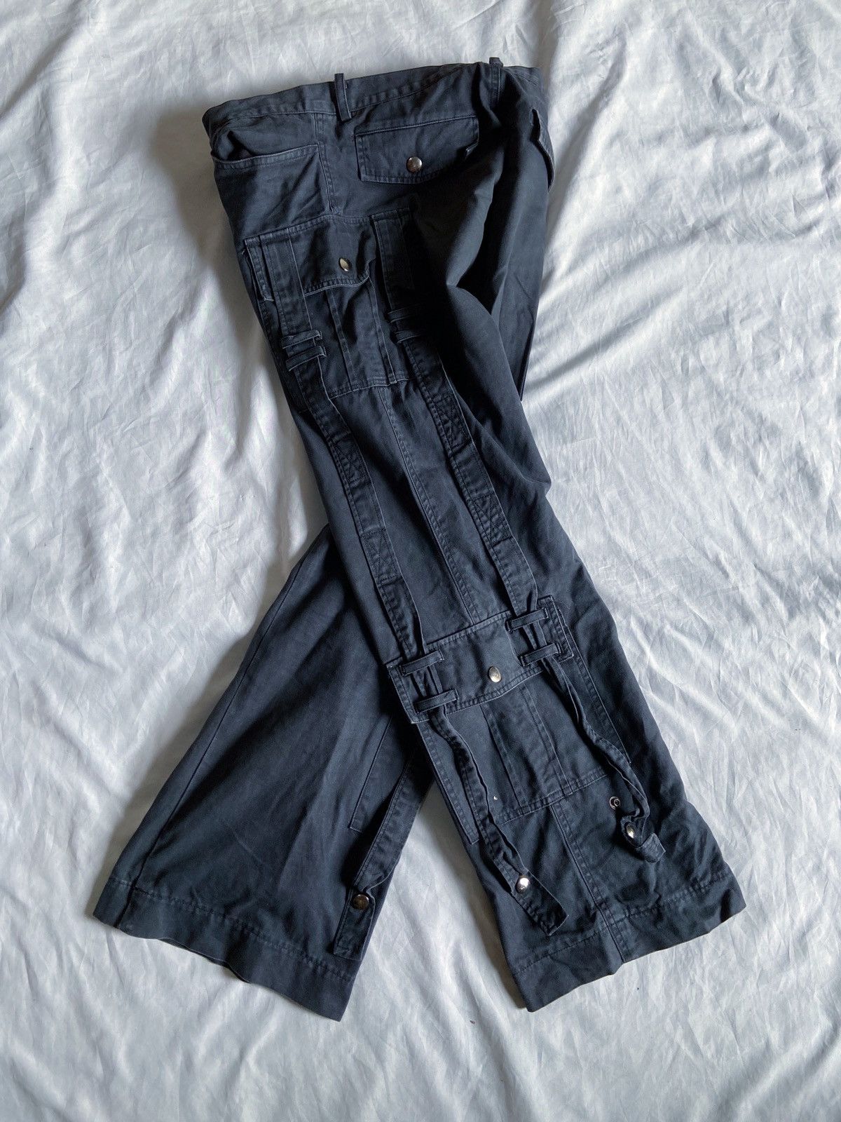 Isamu Katayama Backlash JAPANESE B.P.N FLARED BONDAGE PANTS Size US 31 - 2 Thumbnail