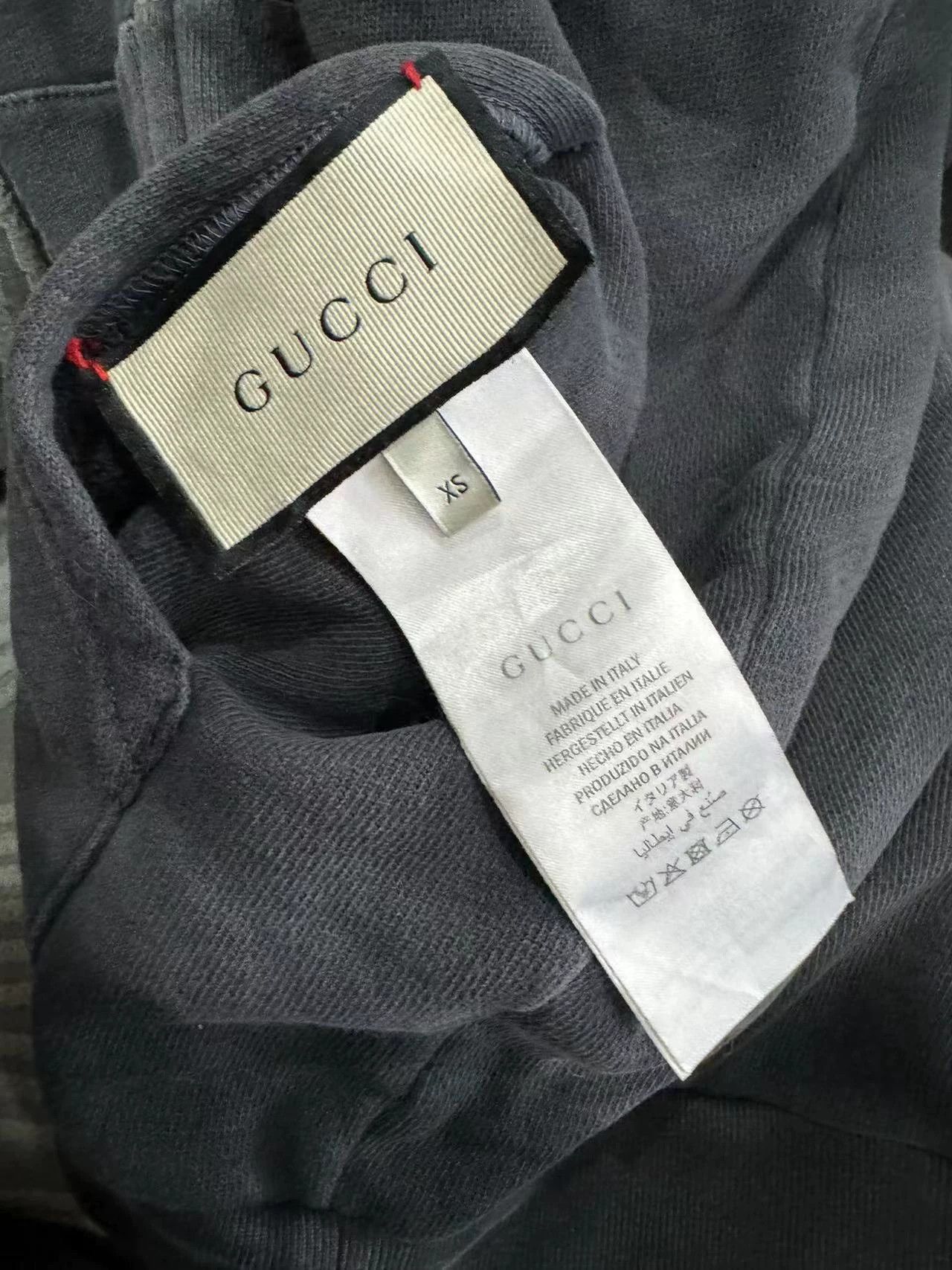 Gucci Gucci Distressed Oversized Silk-Lined Hoodie Size US XS / EU 42 / 0 - 3 Thumbnail