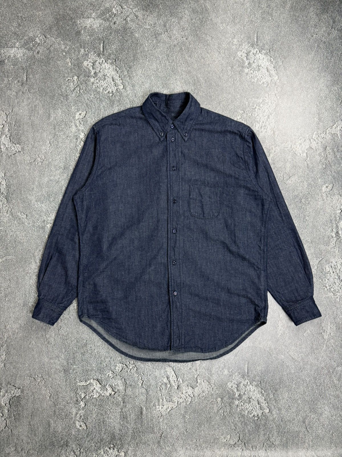 Acne Studios Acne Studios Long Sleeve Pocket Logo Oversize Shirt Size US M / EU 48-50 / 2 - 6 Thumbnail