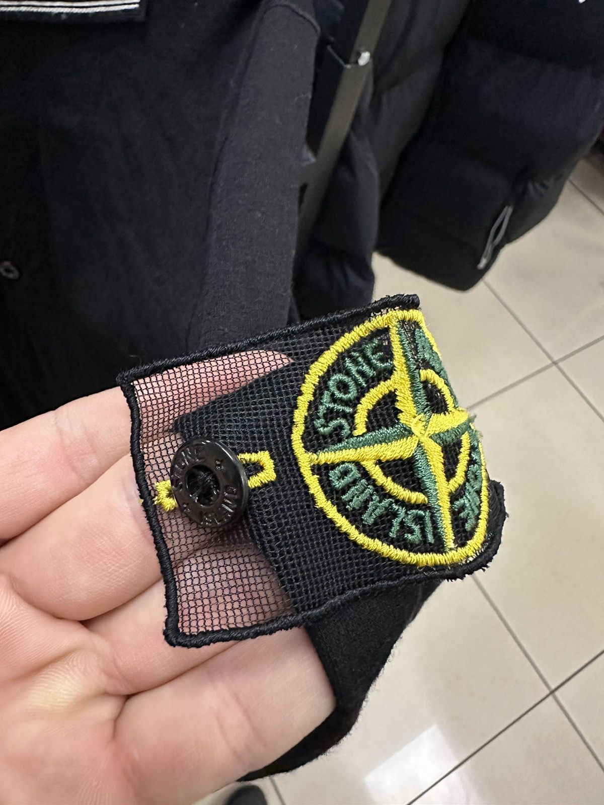 Stone Island × Vintage Vintage stone island rugby shirt patch rare size L/XL Size US XL / EU 56 / 4 - 5 Thumbnail