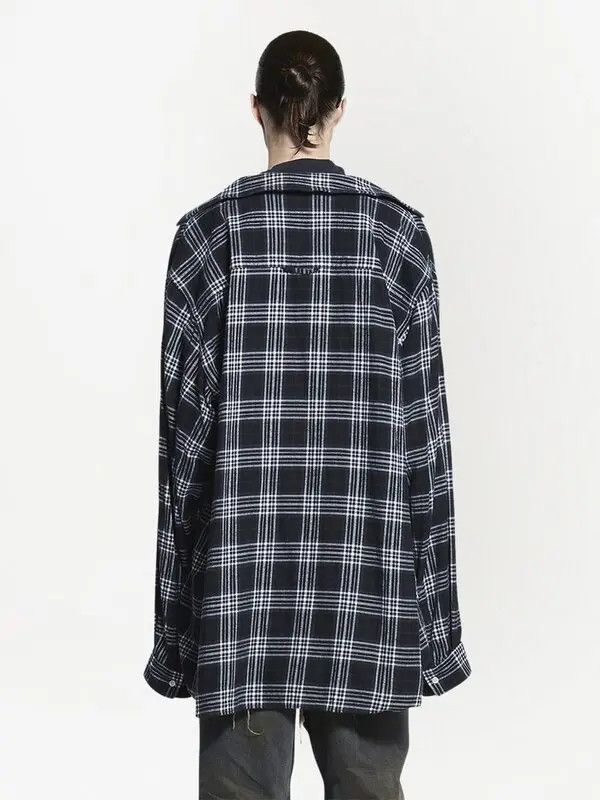 Balenciaga o1mt1gz0226 Trompe L'OEil Shirt Large Fit In Multicolor Size US M / EU 48-50 / 2 - 4 Thumbnail