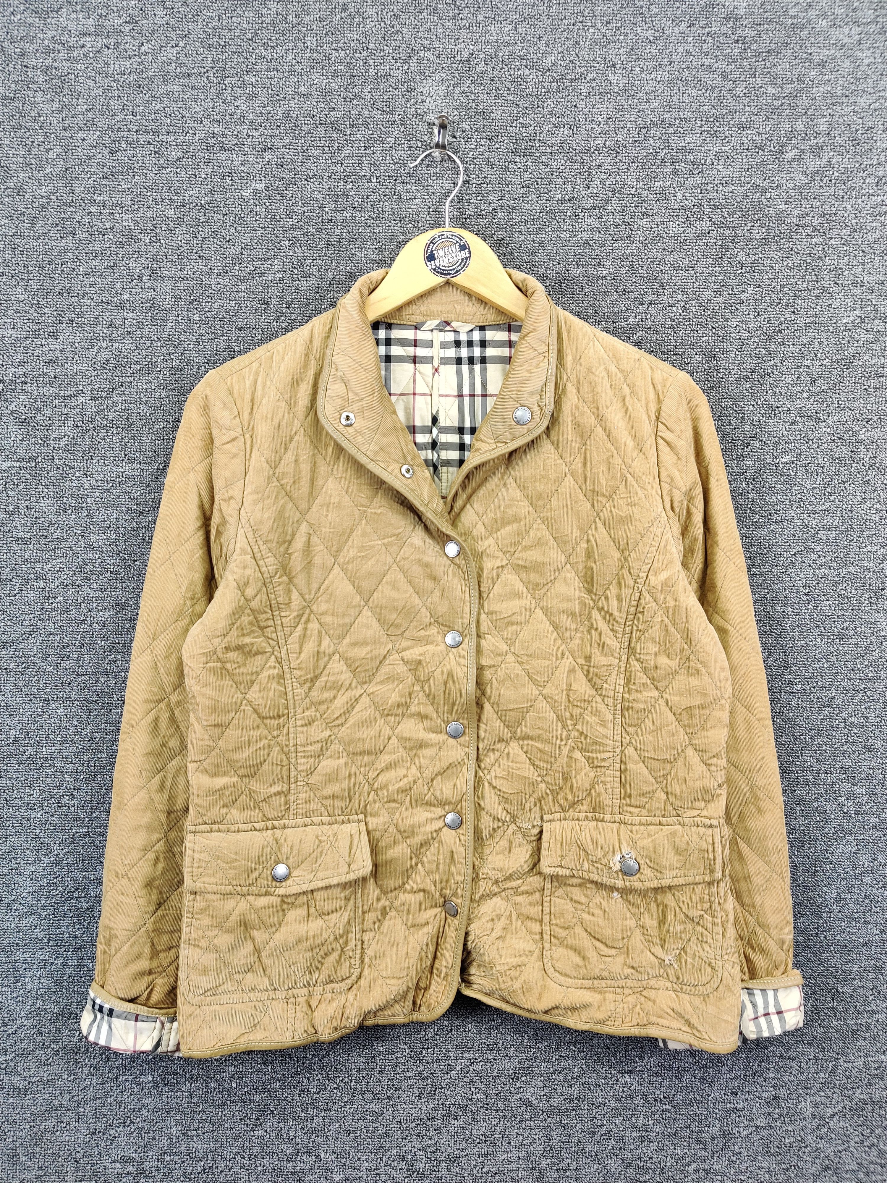Burberry Vintage Burberry London Nova Check Quilted Distressed Jacket Size US M / EU 48-50 / 2 - 1 Thumbnail