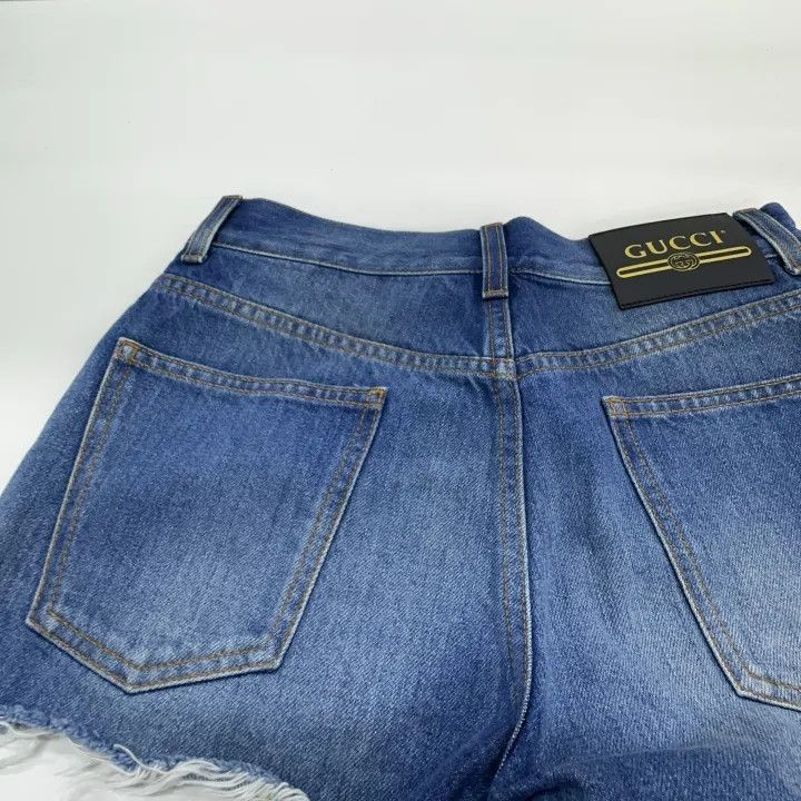 Gucci GUCCI x Donald Duck Blue Denim Shorts-2507 Size 23" - 9 Thumbnail