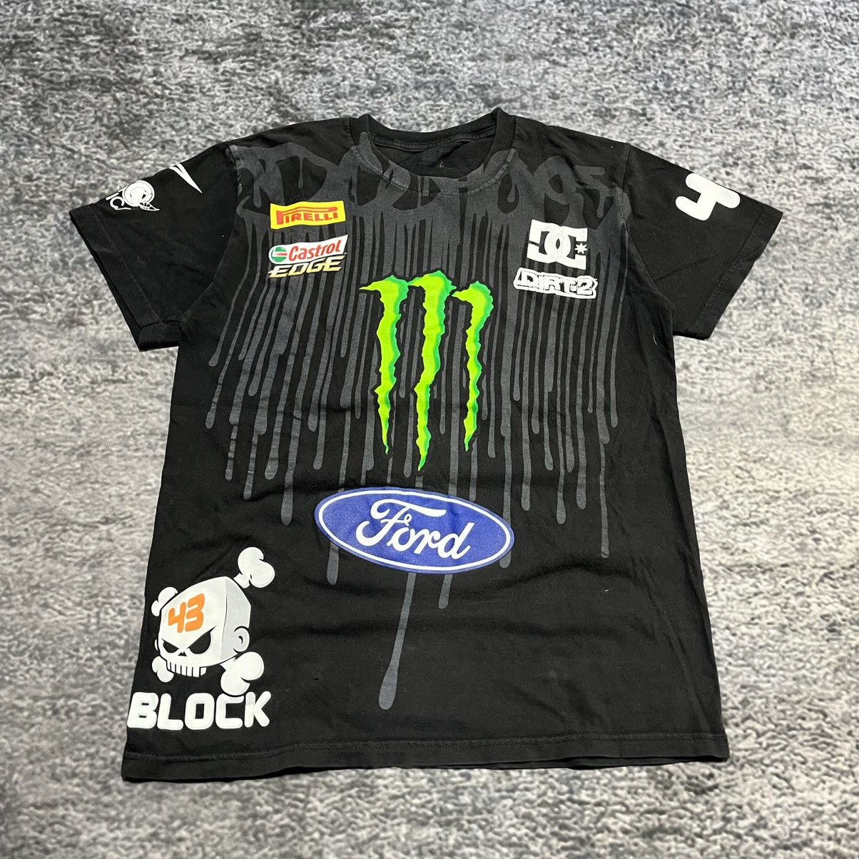Vintage Ken Block Monster Energy DC Shoes Alpinestars Y2K T Shirt Size US S / EU 44-46 / 1 - 3 Thumbnail