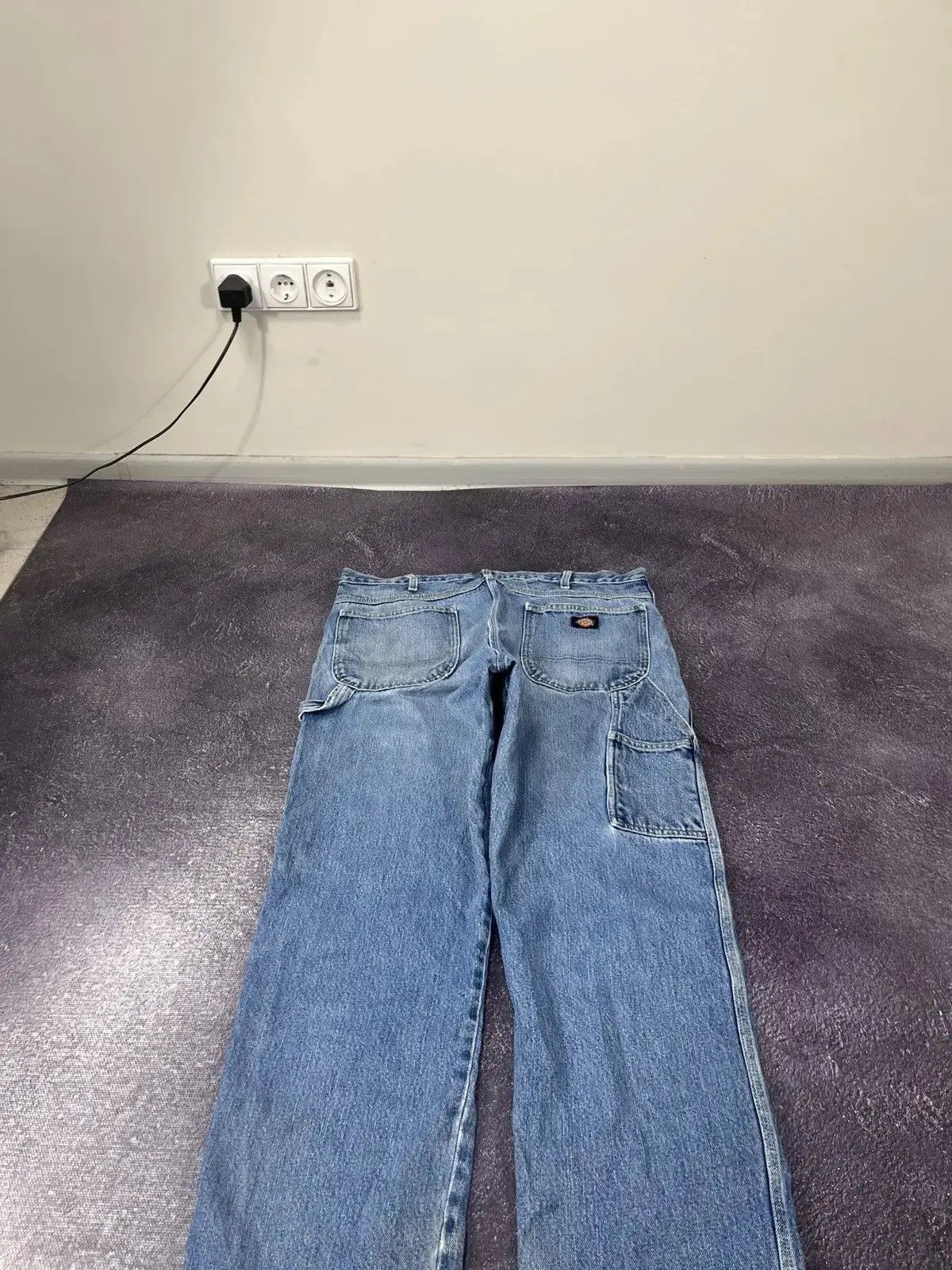 Dickies × Vintage Vintage Dickies Y2K Denim Light Blue Work Hype Jeans Size US 36 / EU 52 - 4 Thumbnail