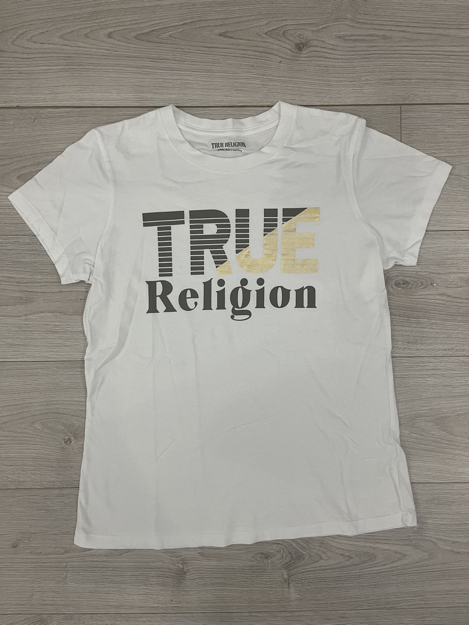 True Religion true religion gold logo tee Size XL / US 12-14 / IT 48-50 - 1 Thumbnail