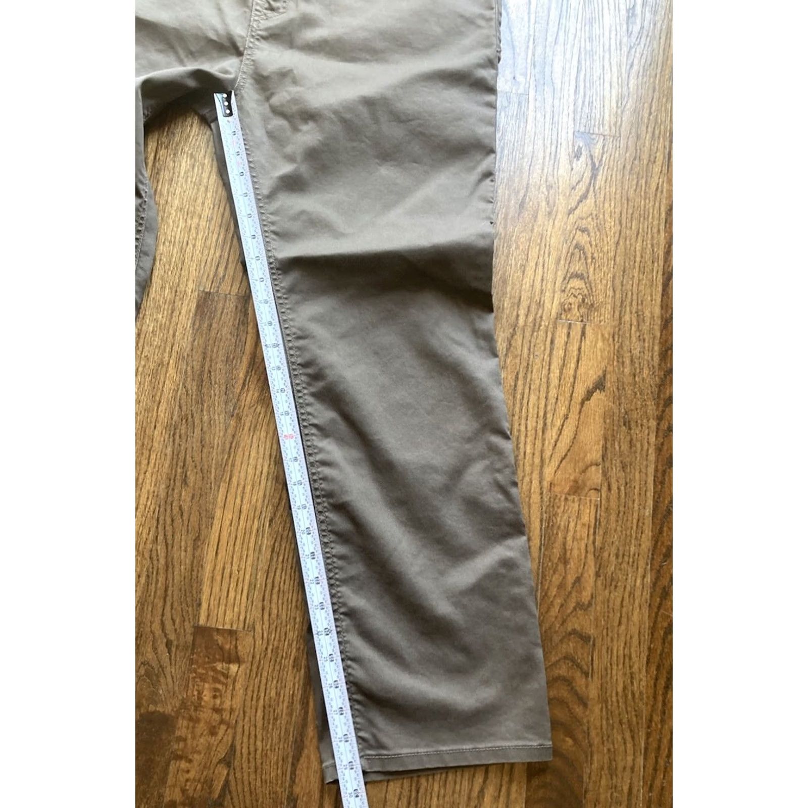 Prana prAna Slim Jeans Mens Size 38x30 Brown Canvas 5-Pocket Design Straight Size US 38 / EU 54 - 3 Thumbnail