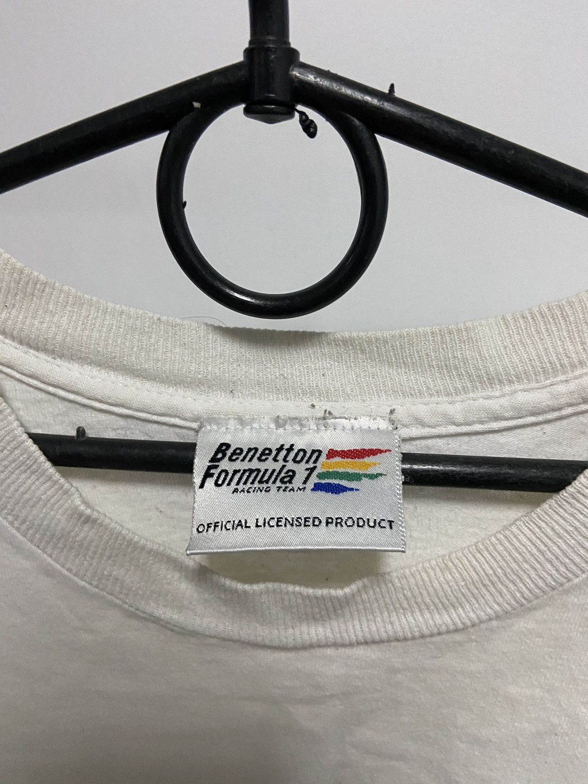 Benetton Benetton bolid formula 1 racing big logo t shirt Size US L / EU 52-54 / 3 - 6 Thumbnail